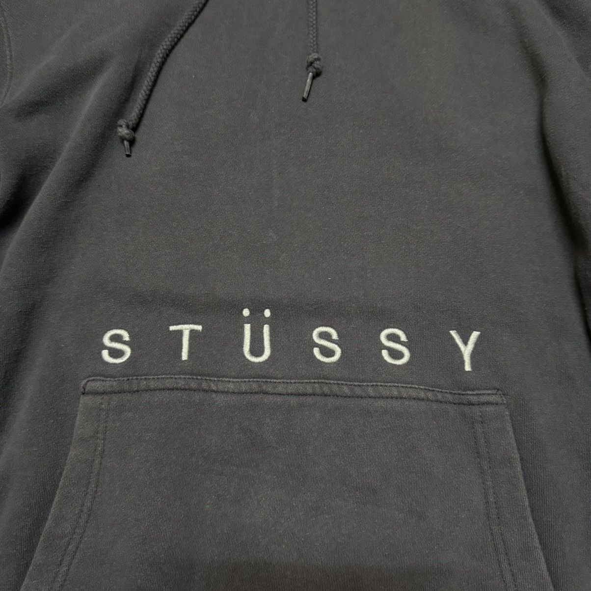 Stussy Stussy Hoodie Big Logo Sun Faded Size US XL / EU 56 / 4 - 5 Thumbnail