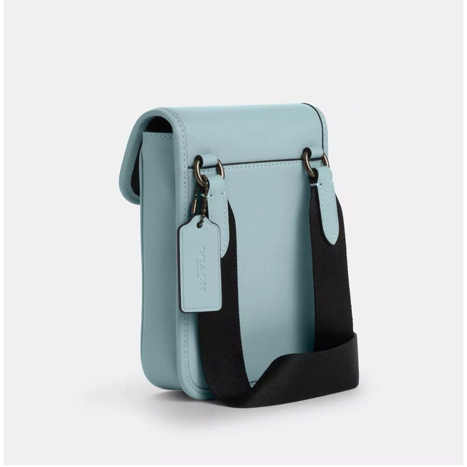 Coach NWT COACH men's Racer Phone Crossbody CAJ42 Light Blue Size ONE SIZE - 8 Thumbnail
