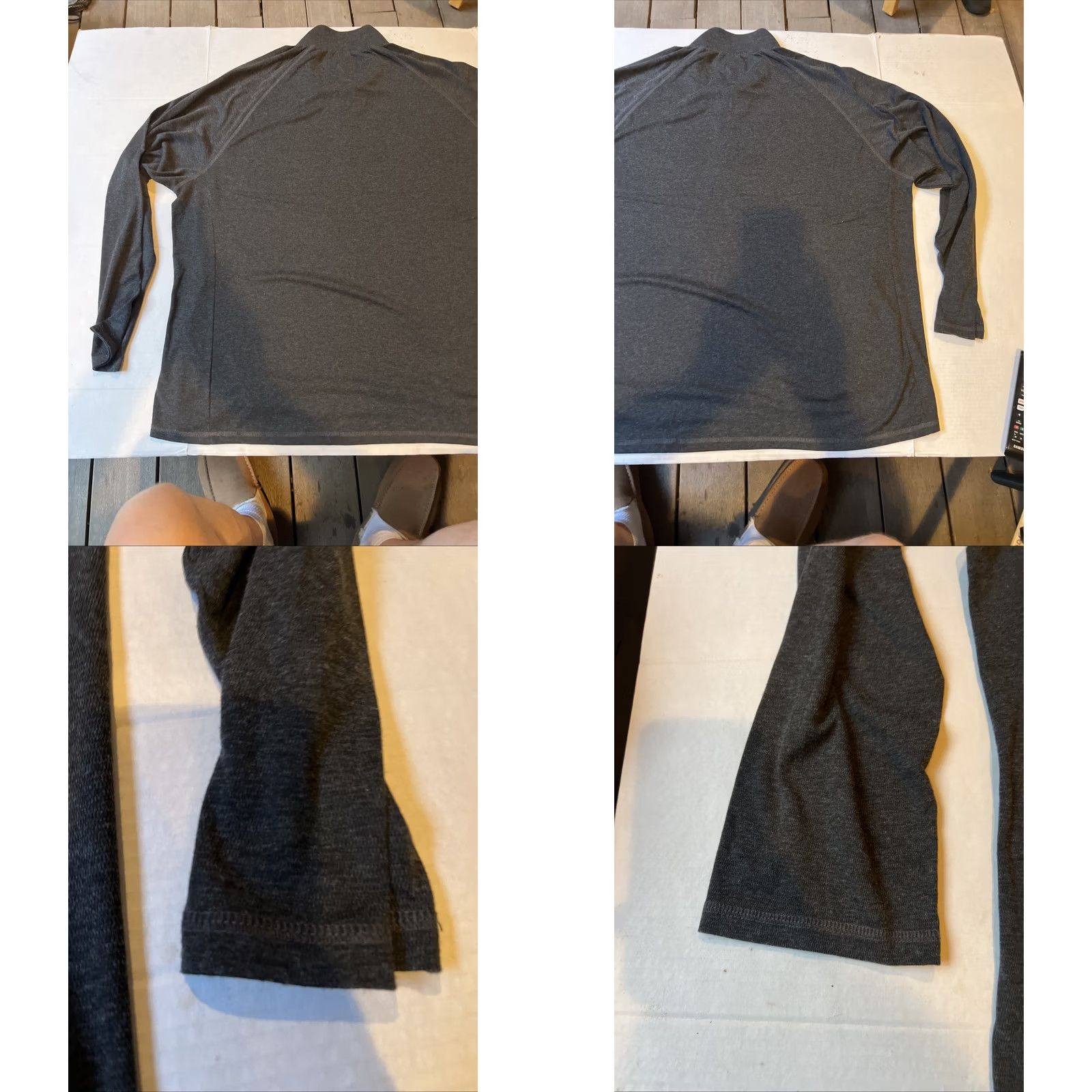 Logo 7 VINTAGE SpaceX Logo L/S 1/4 Zip Pullover Sweatshirt 5XL Unisex Adults Gray Polyester Knit Logo 1/4 Zip All Seasons Space USA Mens Womens Size US XXL / EU 58 / 5 - 9 Thumbnail