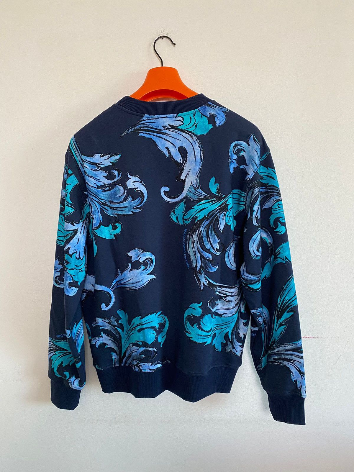 Versace Jeans Couture Versace Jeans Culture Sweatshirt Reg all Over XL blue, new Size US XL / EU 56 / 4 - 12 Thumbnail