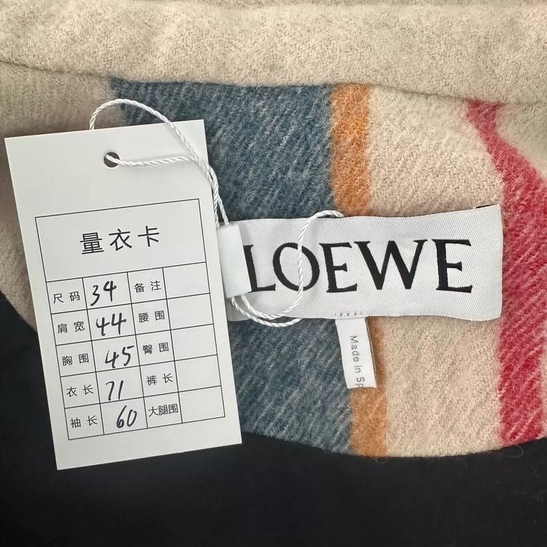 Loewe LOEWE Color matching vertical stripes single-breasted lape Size 4XL / US 24-26 - 6 Thumbnail