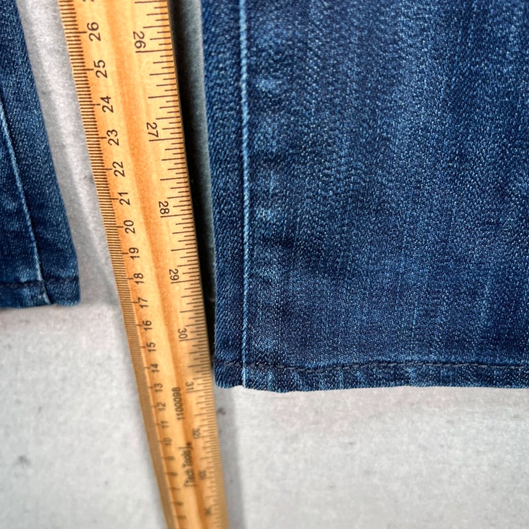Denime Earnest Sewn Jeans Skinny Womens 27 Dark Wash Denim 5-Pocket Stretch Tailored Inseam 31 - Blue Casual Pocket Type 5 Size 27" / US 4 / IT 40 - 7 Thumbnail