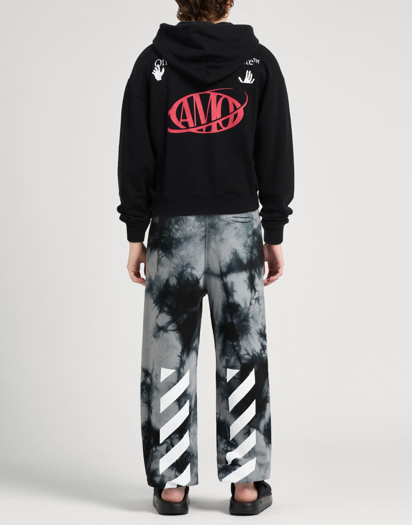 Off-White x AMO Black No Shop Logo Oversized Hoodie Size US XXS / EU 40 - 4 Thumbnail