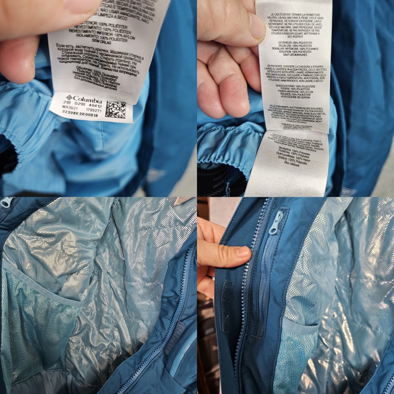 Vintage VINTAGE? No. Columbia Women's Omni-Tech Snowboard Wildside Jacket XS Blue New? Size XS / US 0-2 / IT 36-38 - 9 Thumbnail