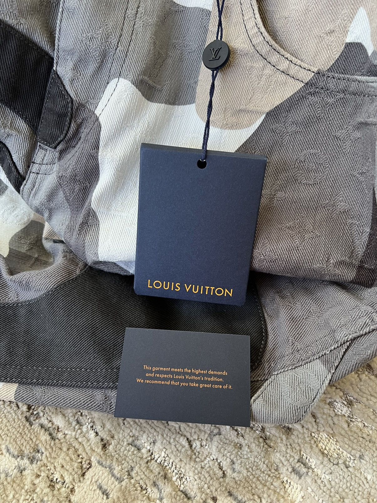 Louis Vuitton Louis Vuitton Patchwork Portrait Denim Pants Size US 33 - 12 Thumbnail