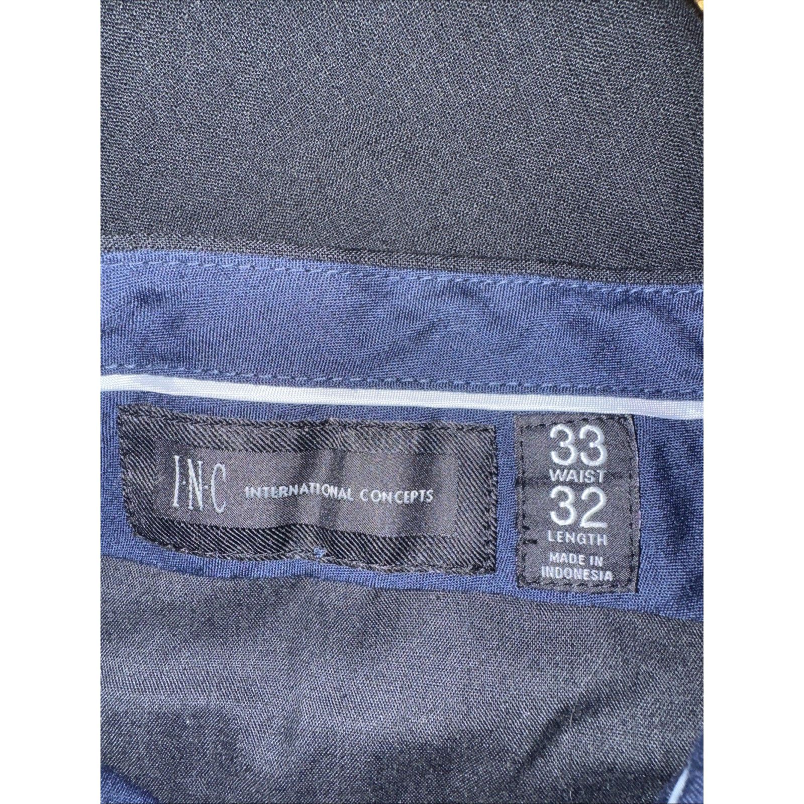 Vintage INC International Concepts Dress Pants Black Slacks Size US 34 / EU 50 - 2 Thumbnail