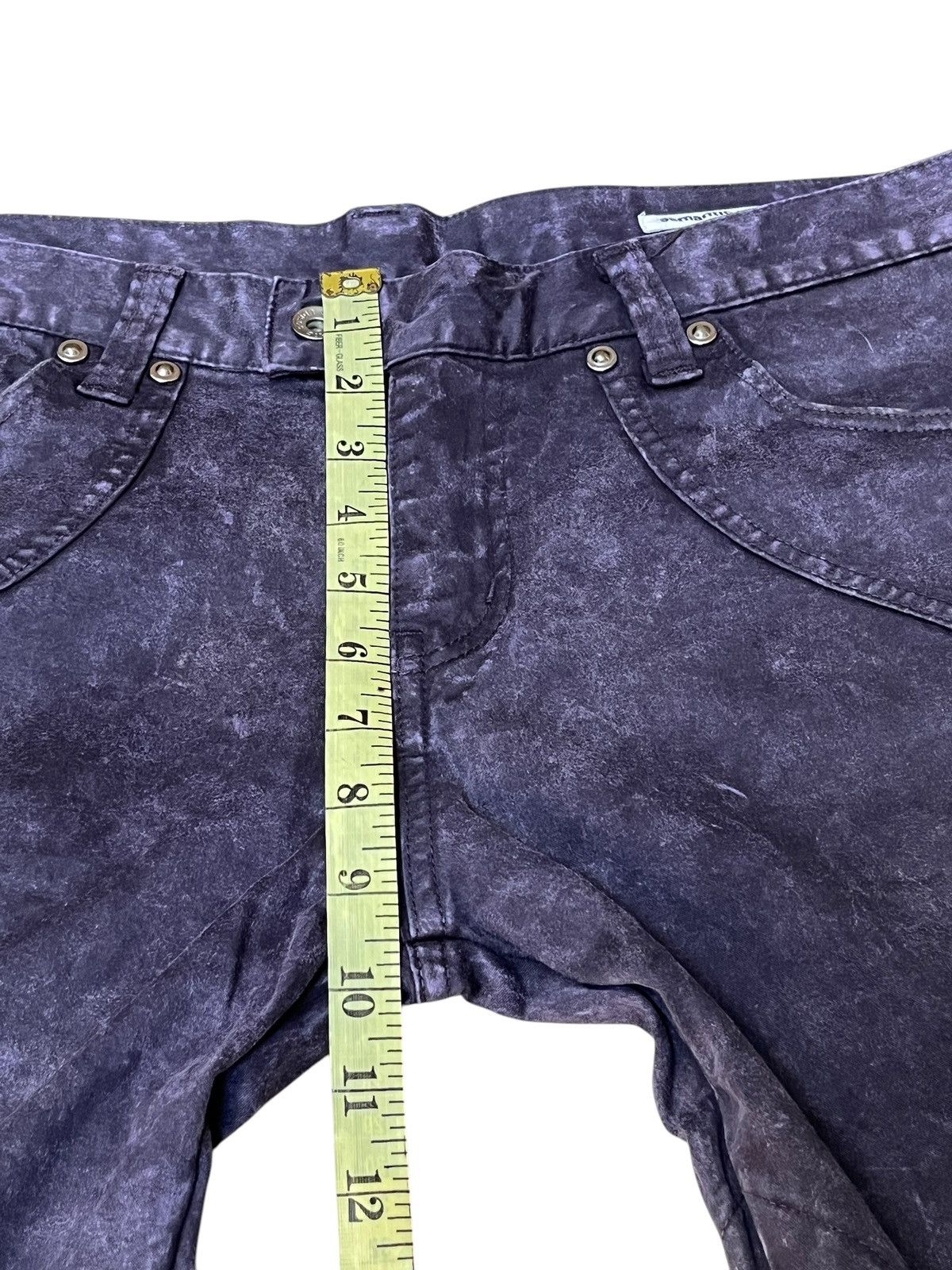 Tornado Mart FLARED🔥SICK VINTAGE SEMANTIC DESIGN TYE DYE FLARE JEANS Size US 34 / EU 50 - 15 Thumbnail
