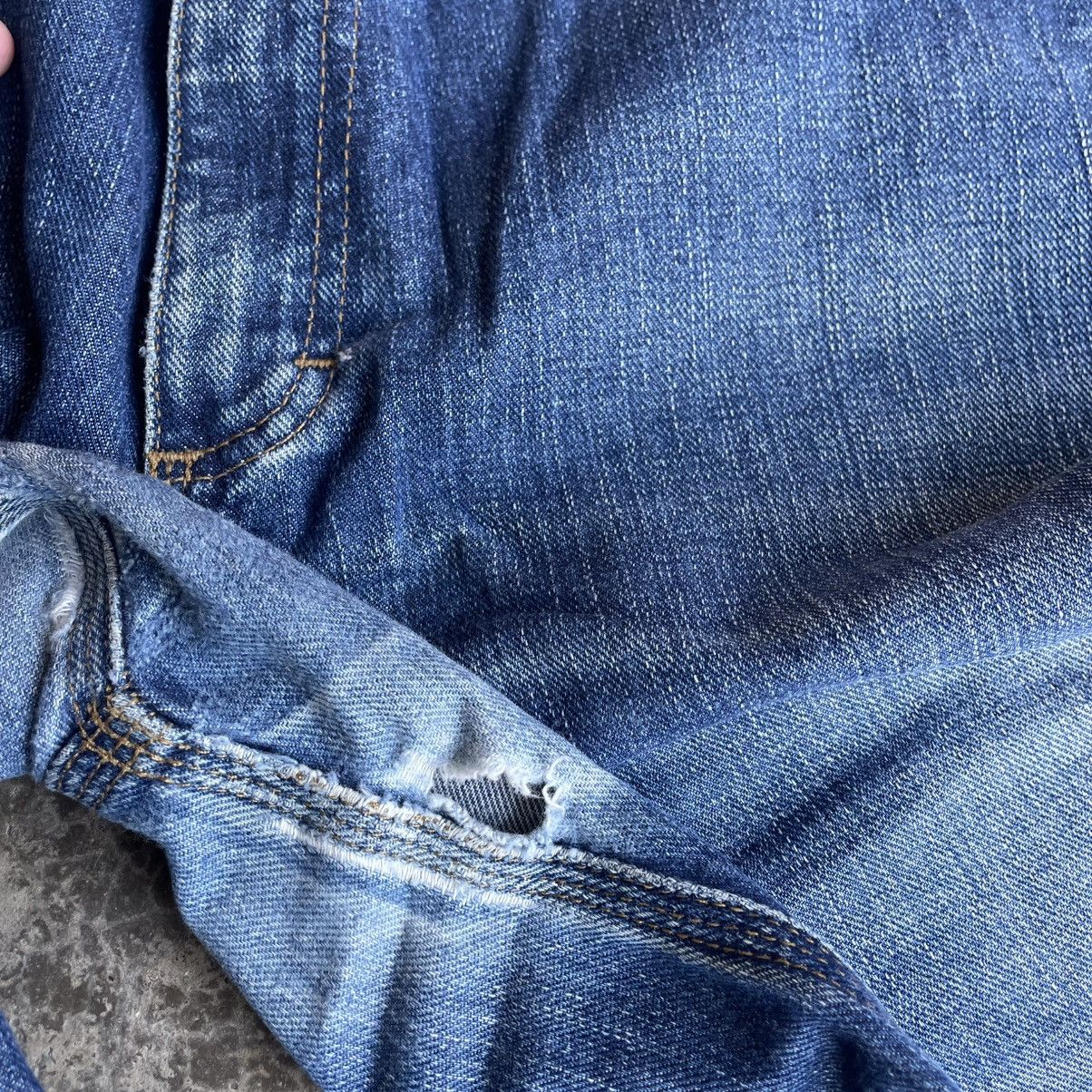 L.L. Bean 🔥Vintage L.L.Bean Carpenter Worker Distress Denim Jeans Size US 38 / EU 54 - 10 Thumbnail