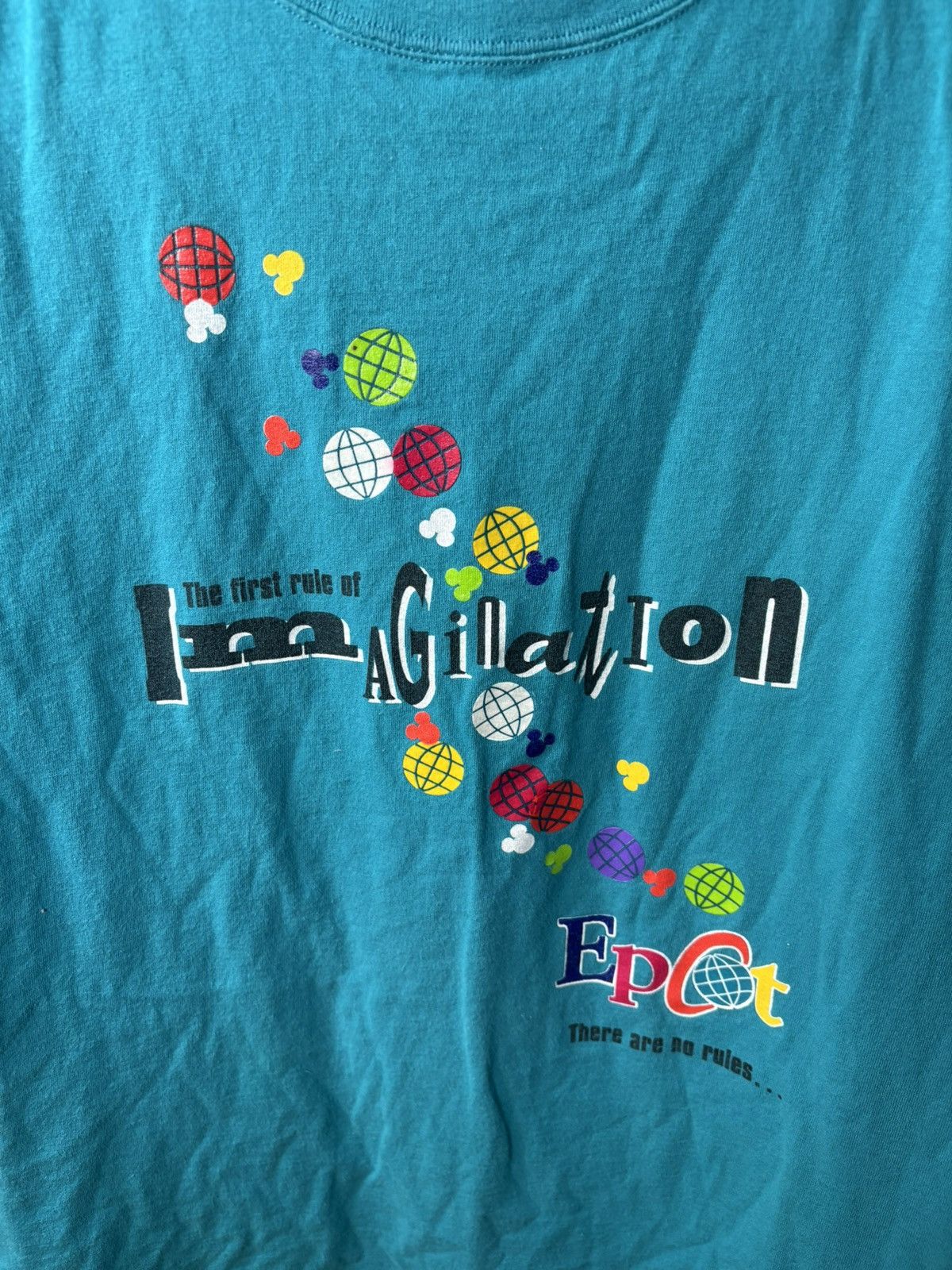 Disney × Vintage 1990s Disney Epcot T-Shirt Size US S / EU 44-46 / 1 - 2 Thumbnail
