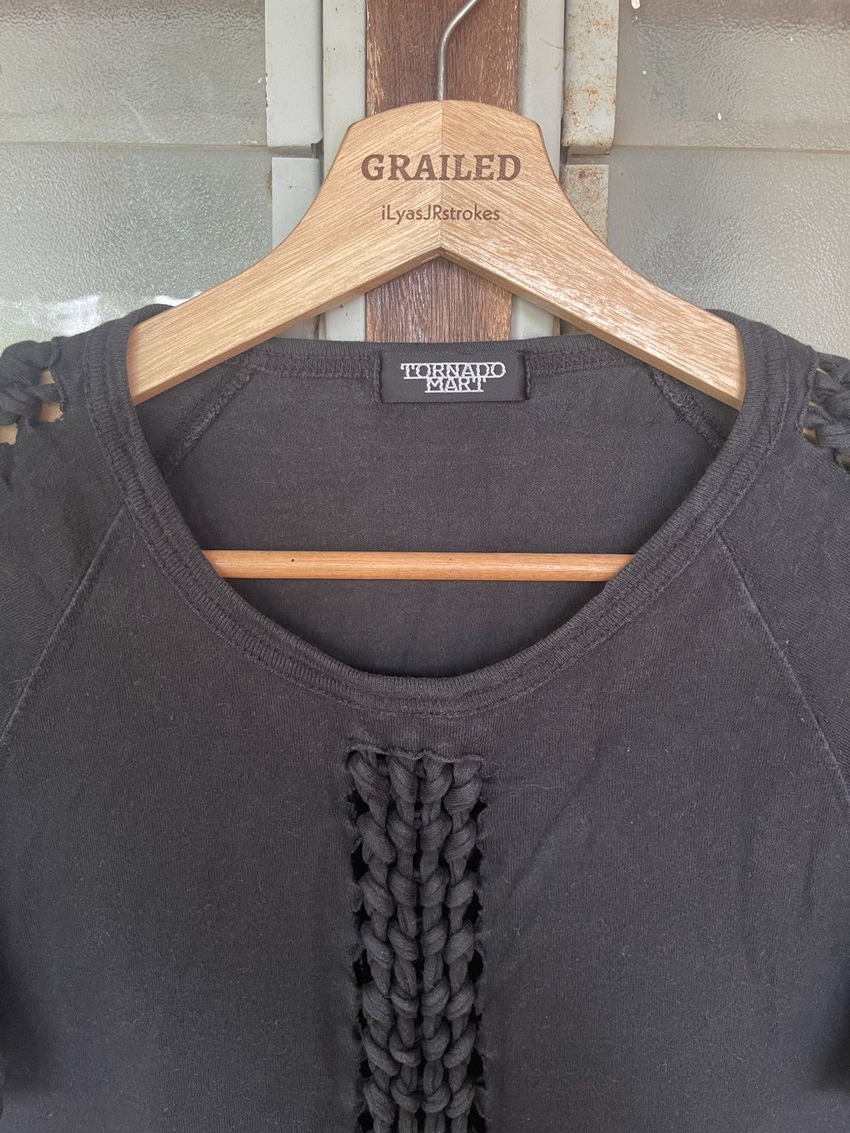 Tornado Mart Tornado Mart t-shirt with crochet-style shirt tee Size US M / EU 48-50 / 2 - 11 Thumbnail