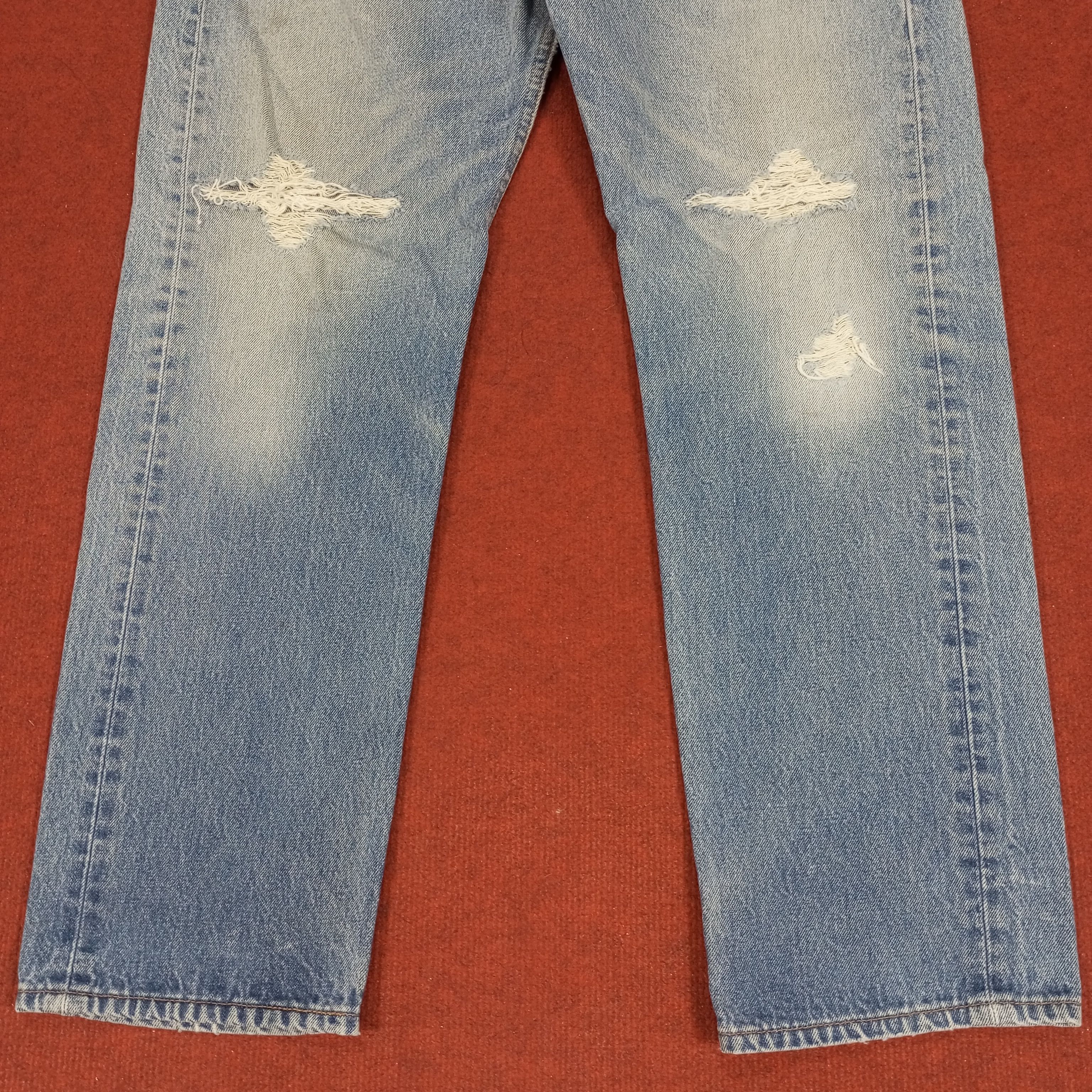 Levi's × Vintage Levis Streetwear Style Distressed Jeans Size US 32 / EU 48 - 3 Thumbnail
