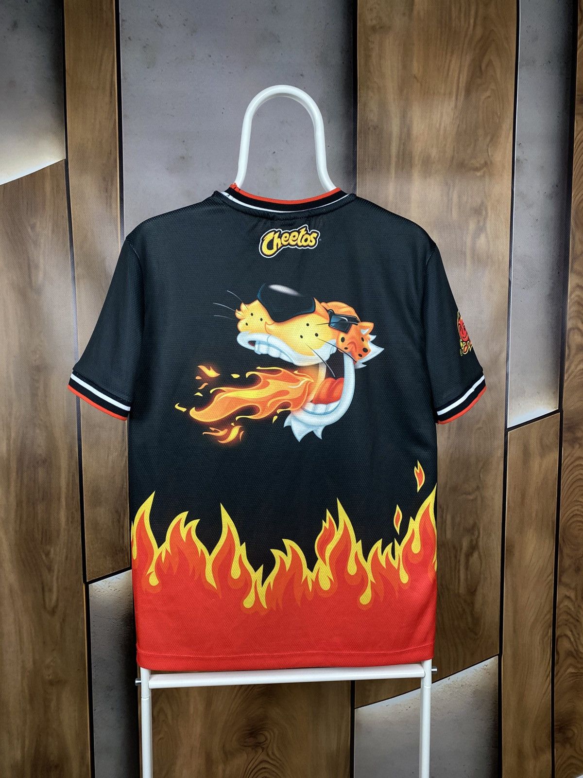 Vintage 🍜Vintage T-Shirt Cheetos Flamin Hot Fire Overprint Logo Tee🍜 Size US XS / EU 42 / 0 - 1 Thumbnail