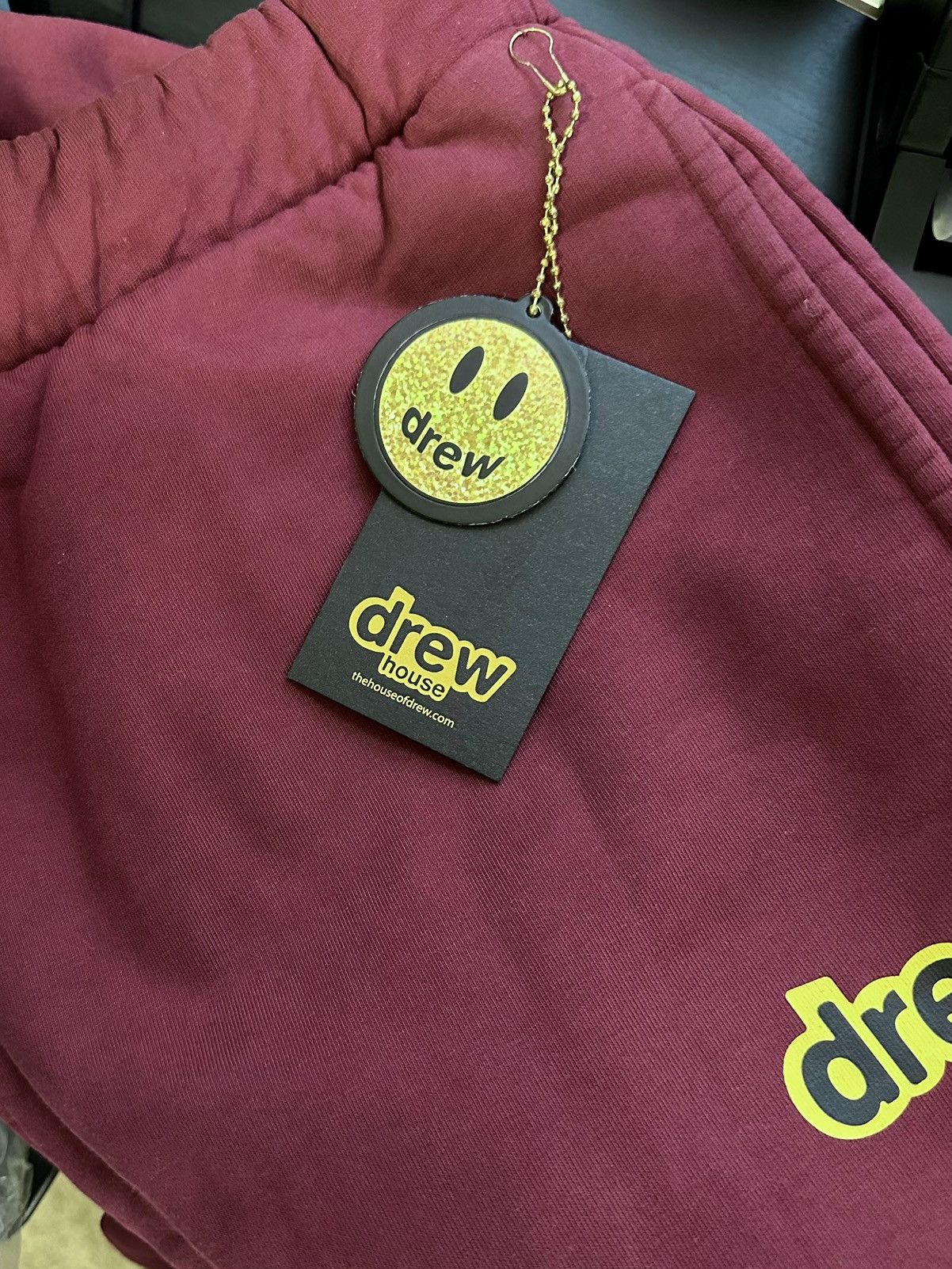 Drew House Nwt Size XL Drew House Secret Burgundy Sweatpants Size US 30 / EU 46 - 2 Thumbnail