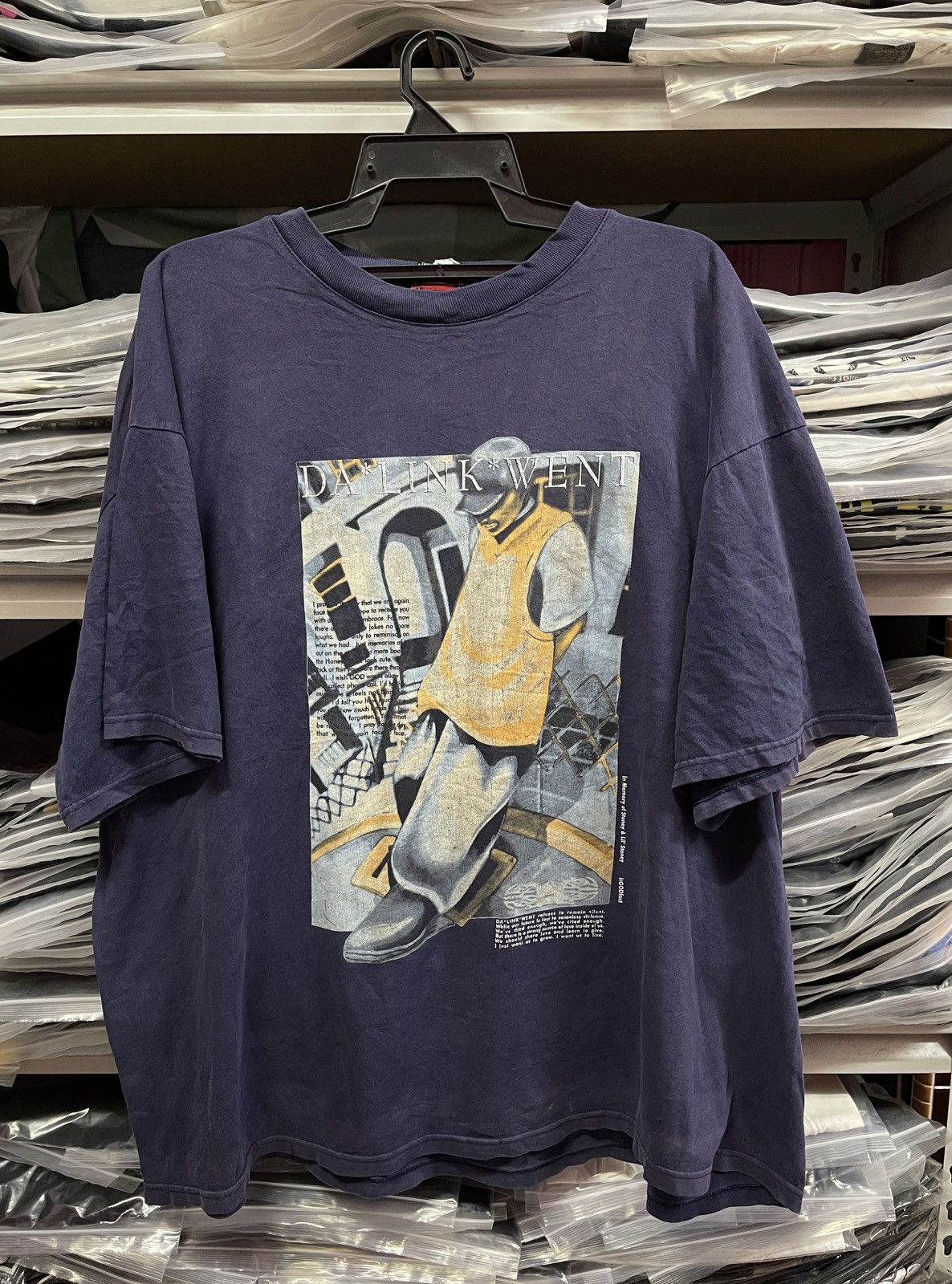 Vintage Vintage 90s Da Link Went Streetwear🔥🔥🔥 Size US XXL / EU 58 / 5 - 1 Thumbnail