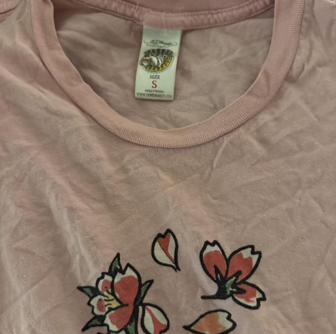 Ed Hardy Ed Hardy pink skull tee / mini dress Size S Size S / US 4 / IT 40 - 2 Thumbnail