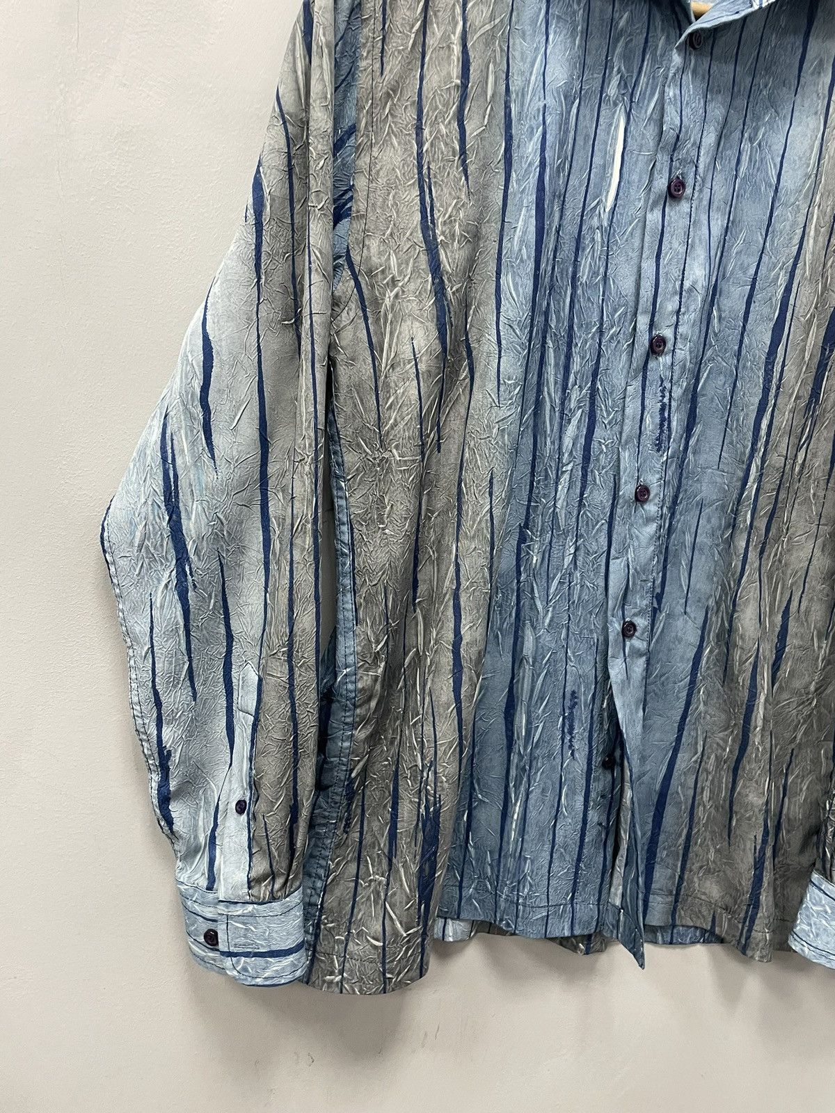 Issey Miyake × Vintage ASYMMETRIC shirt button up ISSEY STYLE JAPAN BRAND Y2K Size US S / EU 44-46 / 1 - 6 Thumbnail