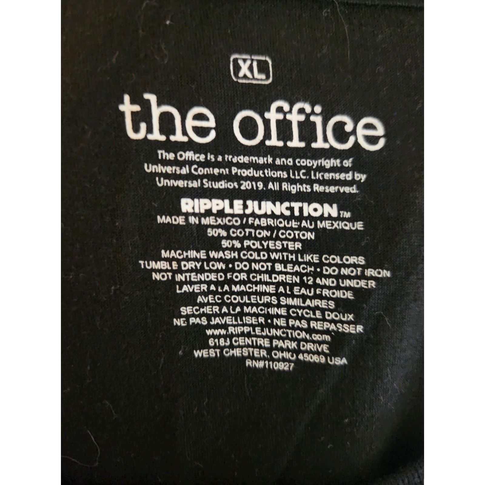 Ripple Junction The Office Michael Scott Paper Company Black T Shirt Size XL Size US XL / EU 56 / 4 - 2 Thumbnail