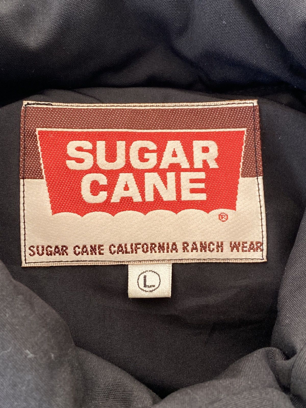 Sugar Cane Sugarcane Leather Yoke Down Vest Size US L / EU 52-54 / 3 - 2 Thumbnail