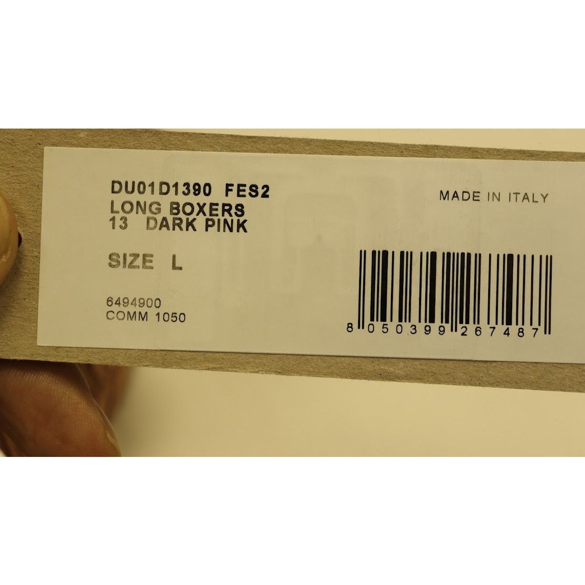 Rick Owens o1rshd1 Long Boxer in Dark Pink Size US 34 / EU 50 - 10 Thumbnail