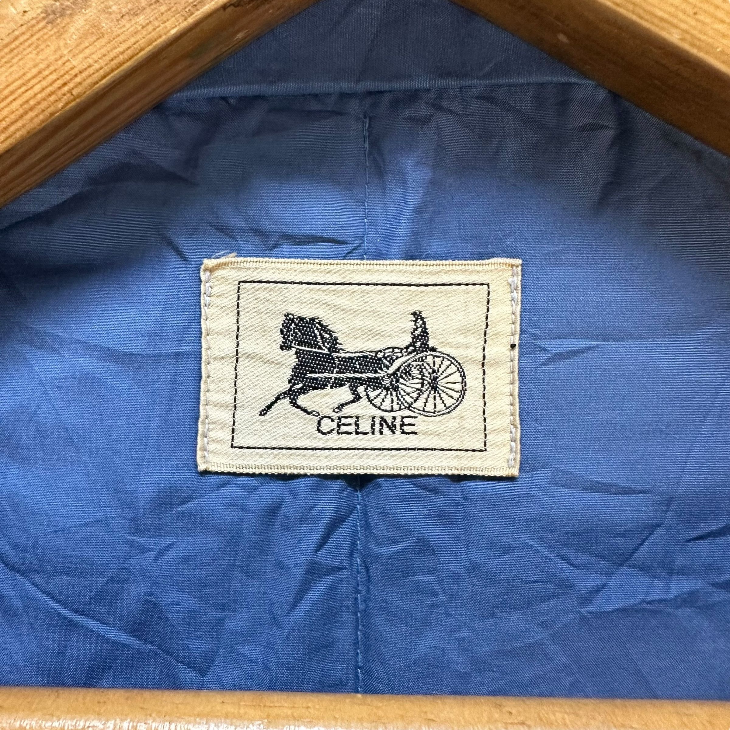 Celine Vintage CELINE Paisley Pattern Down Poncho Vest #A75-1803 Size L / US 10 / IT 46 - 9 Thumbnail