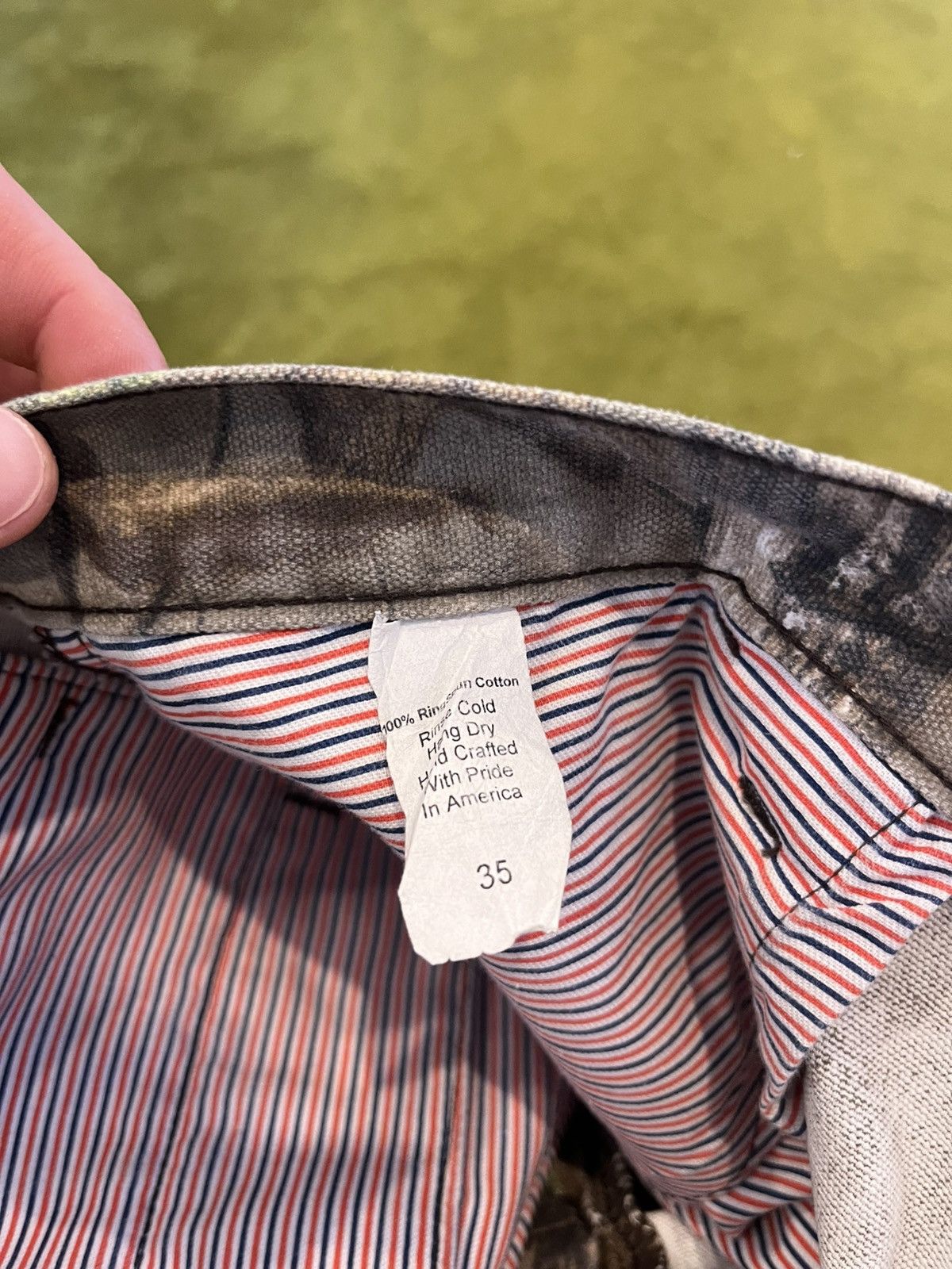 Left Field Nyc Left Field NYC - Duck Canvas Chino - Real Tree Size US 35 - 6 Thumbnail