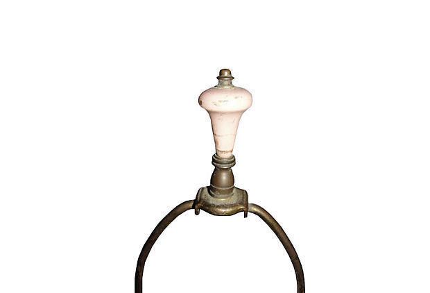 Designer Floral Hand Painted Porcelain Lamp Size ONE SIZE - 4 Thumbnail