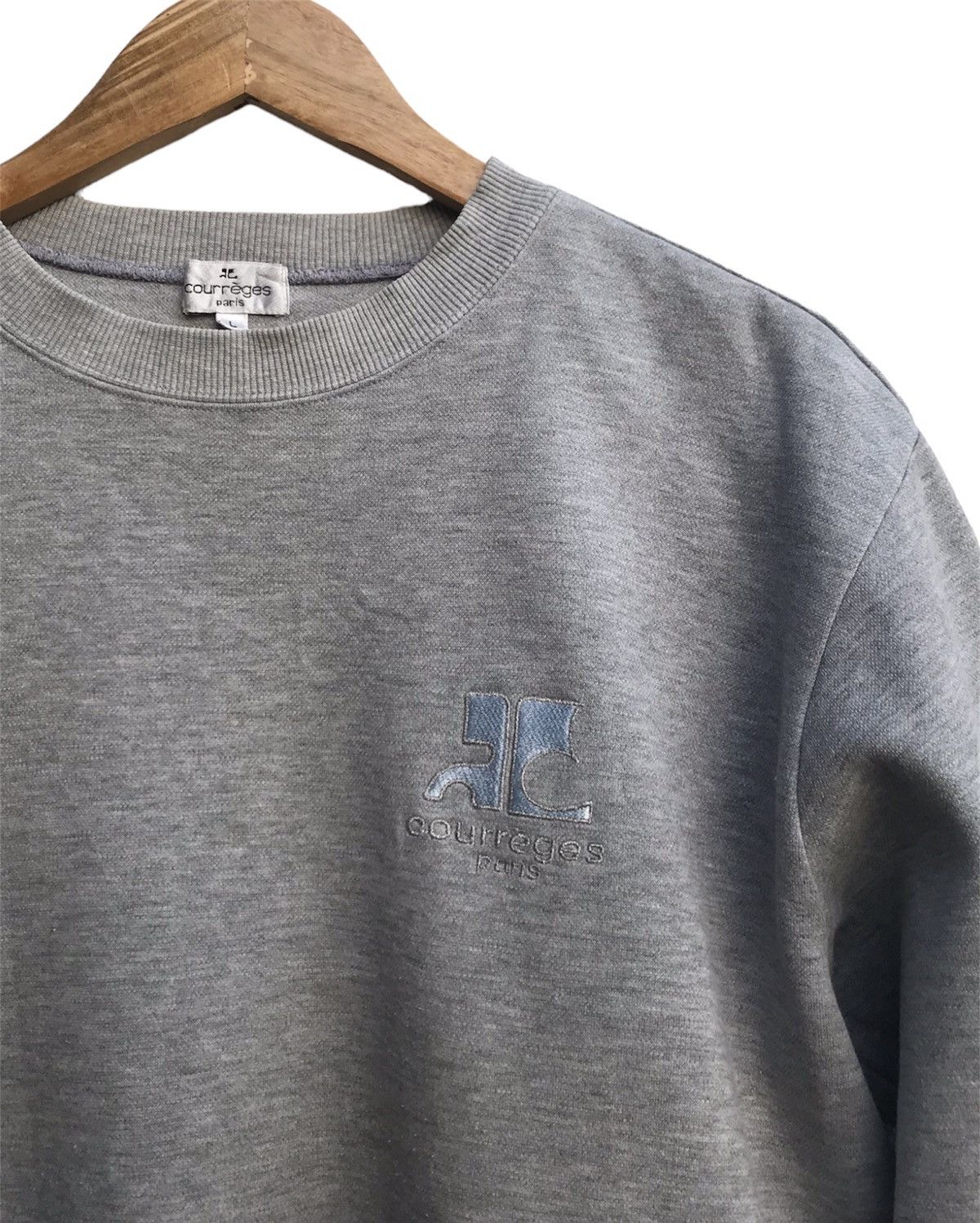 Andre Courreges × Courreges × Vintage Vintage Courreges Paris Sweatshirt Size L / US 10 / IT 46 - 3 Thumbnail