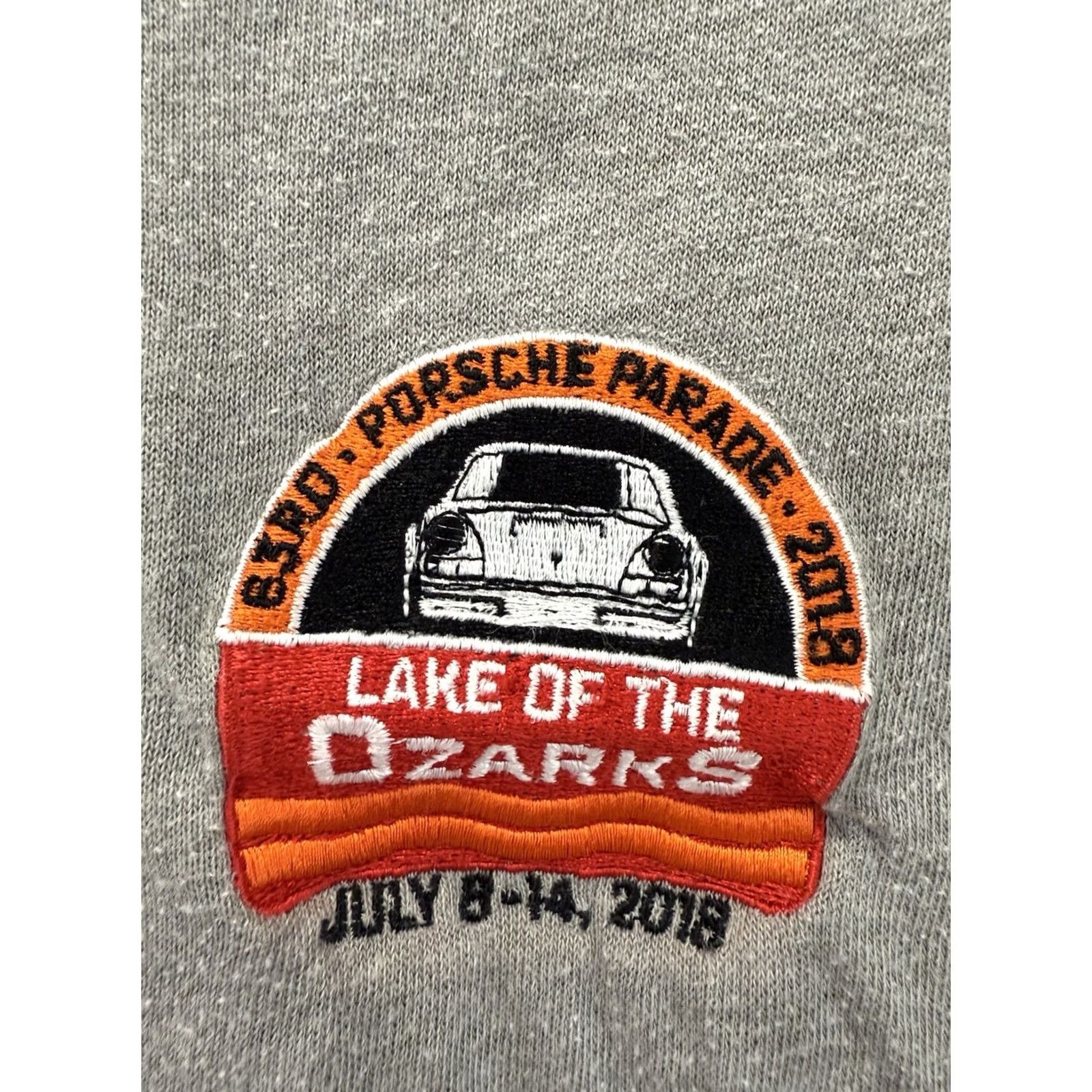 Vintage VINTAGE Porsche Parade 2018 Lake Of The Ozarks T Shirt Gray Men's L Size US L / EU 52-54 / 3 - 3 Thumbnail