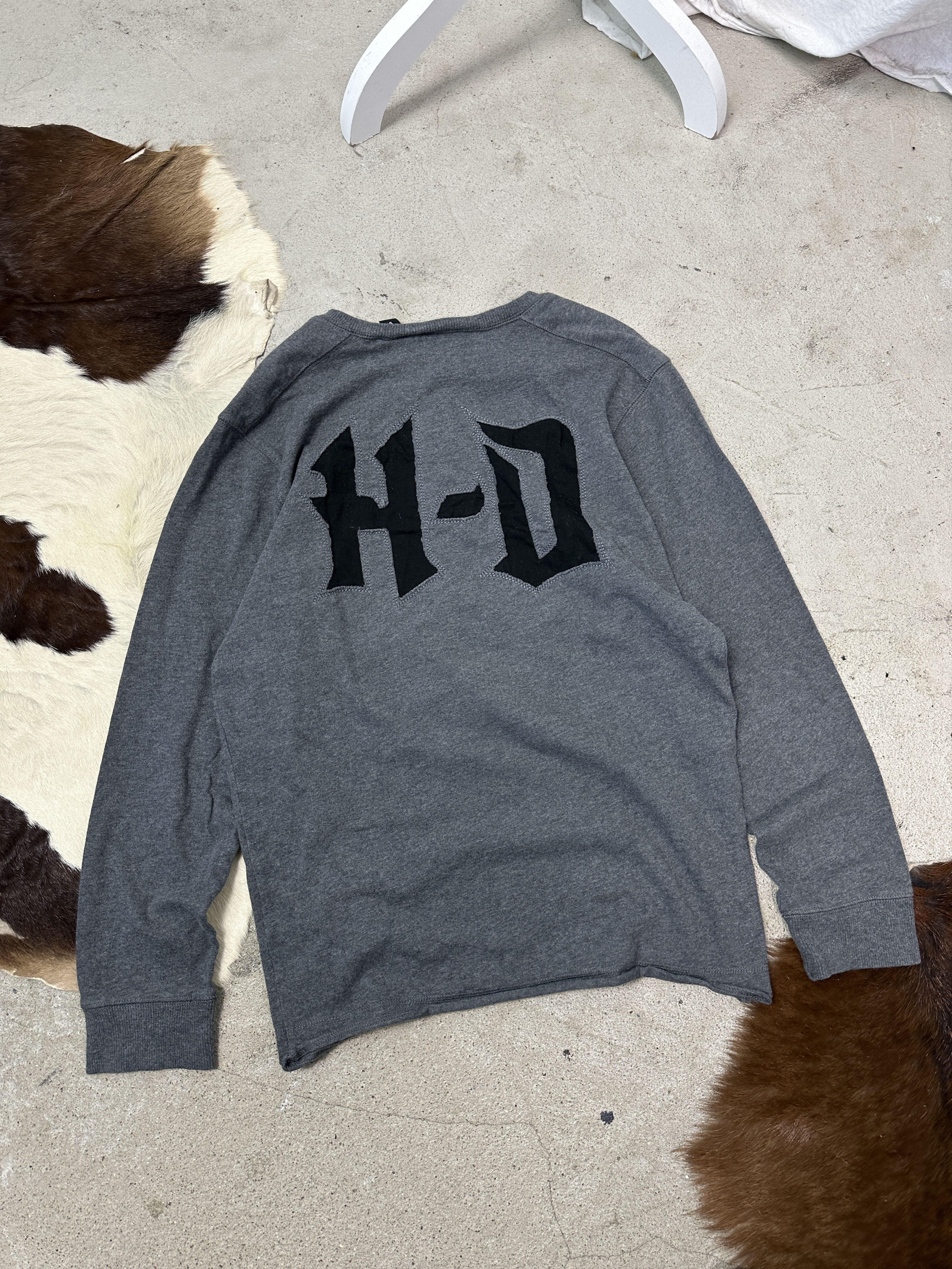 Vintage Vintage Streetwear Moto Harley Davidson Longsleeve Y2K Size S / US 4 / IT 40 - 1 Thumbnail