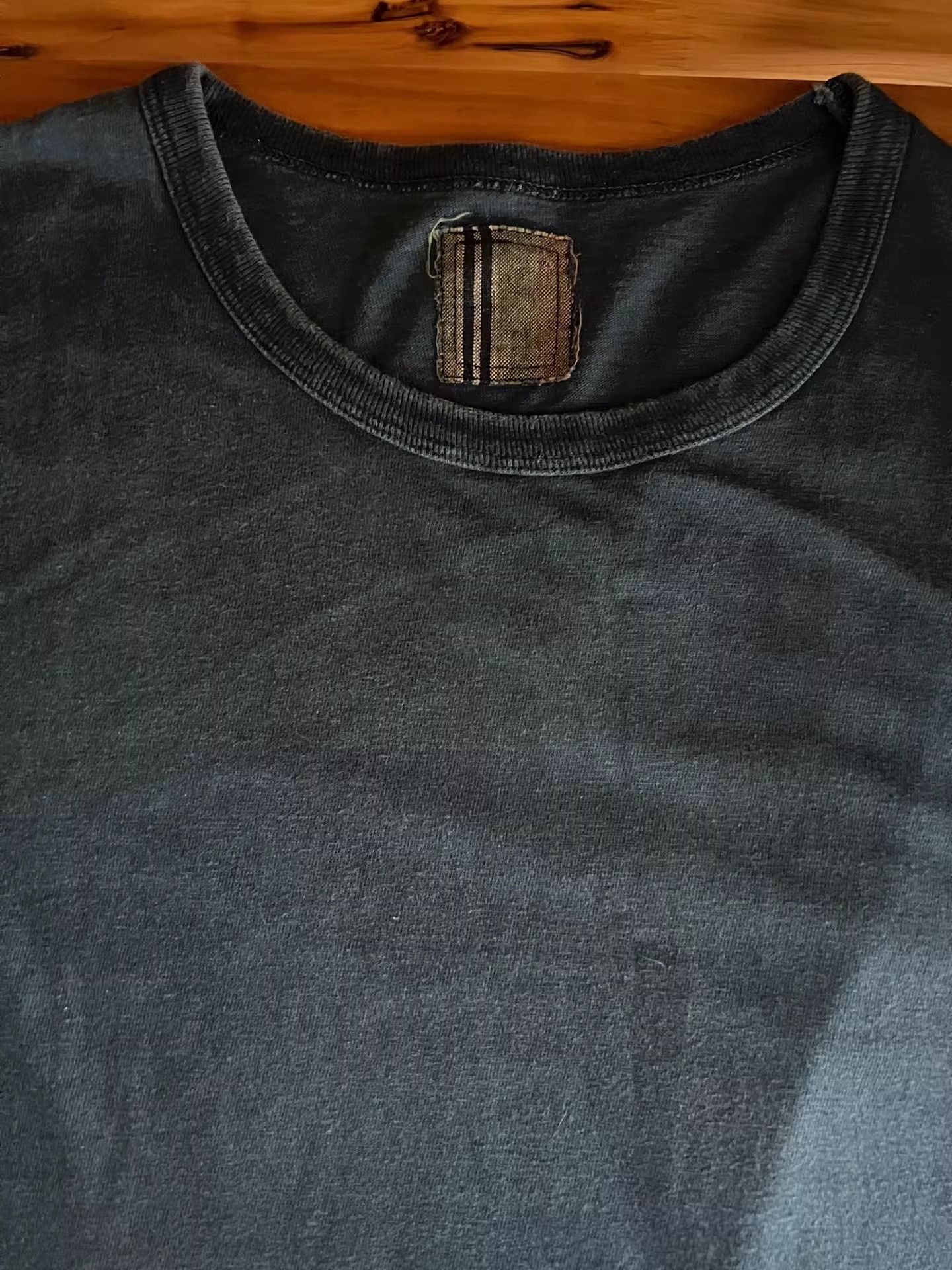 Visvim visvim ICT 2015 Indigo Distressed Tee Size US M / EU 48-50 / 2 - 9 Thumbnail