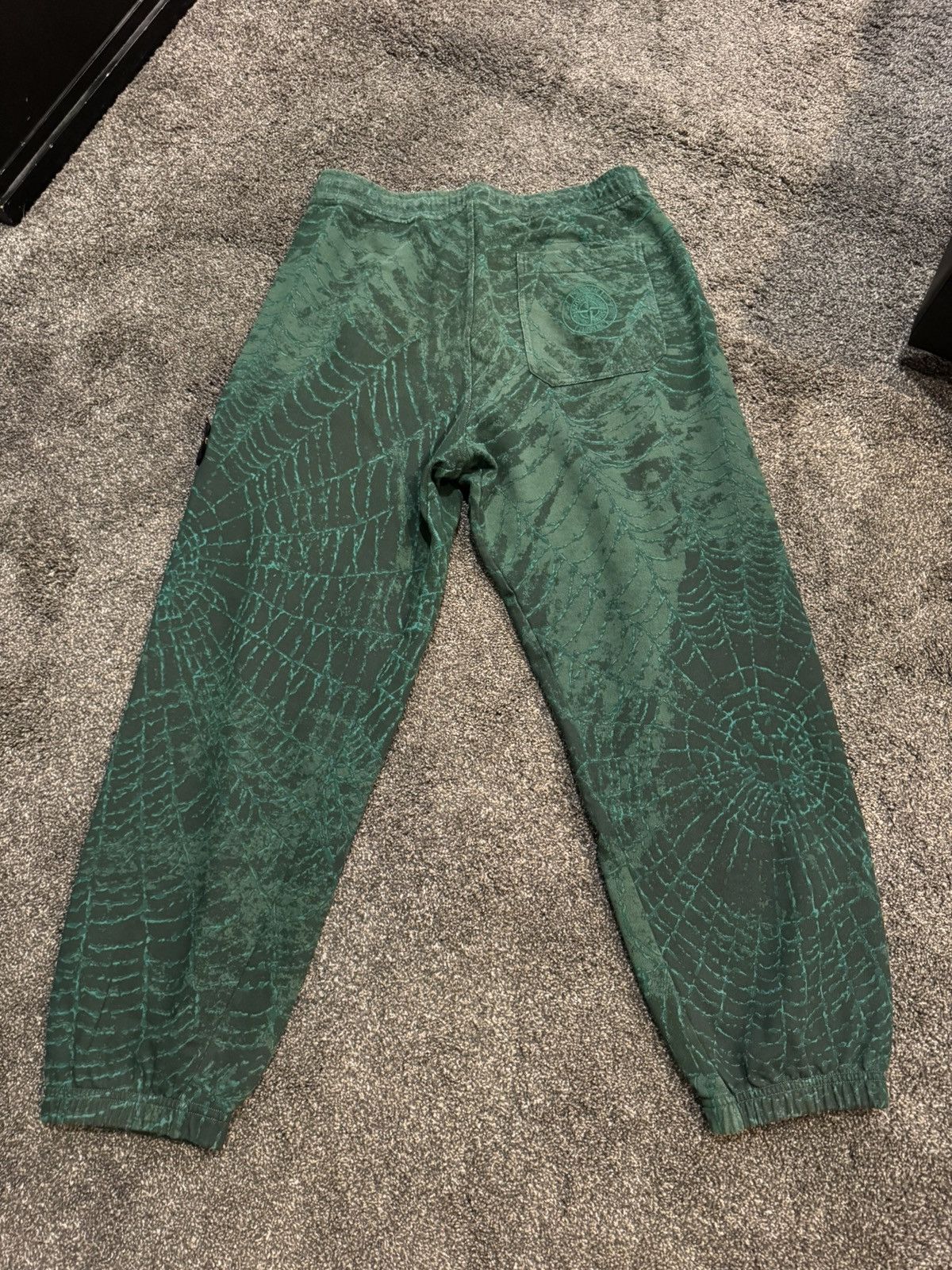 Stone Island × Supreme Stone Island x Supreme Spiderweb Sweatpants Size US 32 / EU 48 - 2 Thumbnail