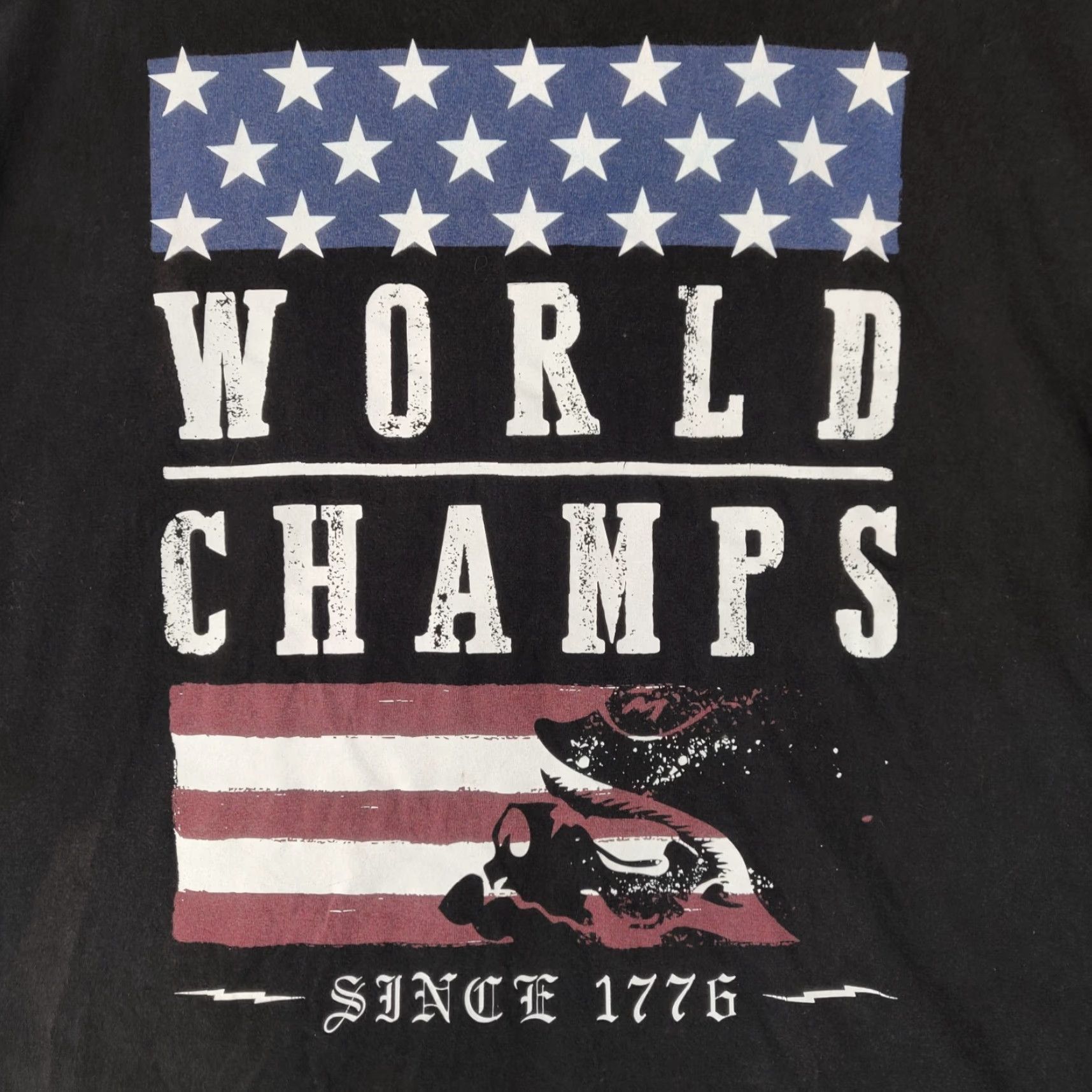 Metal Mulisha Vtg Metal Mulisha T Shirt Mens 2XL XXL Black Short Sleeve USA Flag Skate Grunge Size US XXL / EU 58 / 5 - 5 Thumbnail