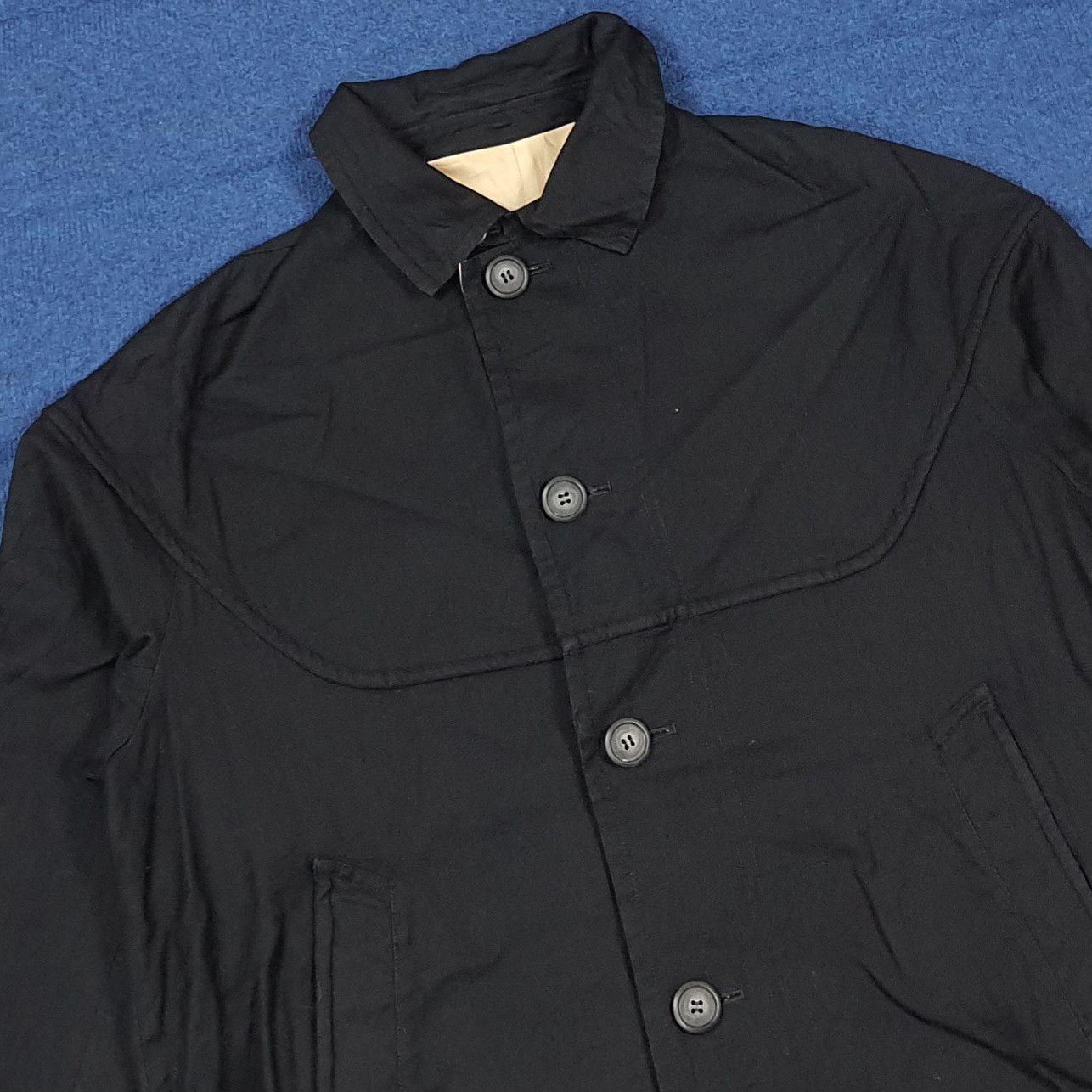 45rpm Vintage 45rpm Studio Duster Jacket Custom Logo C288N16 Size US XL / EU 56 / 4 - 2 Thumbnail