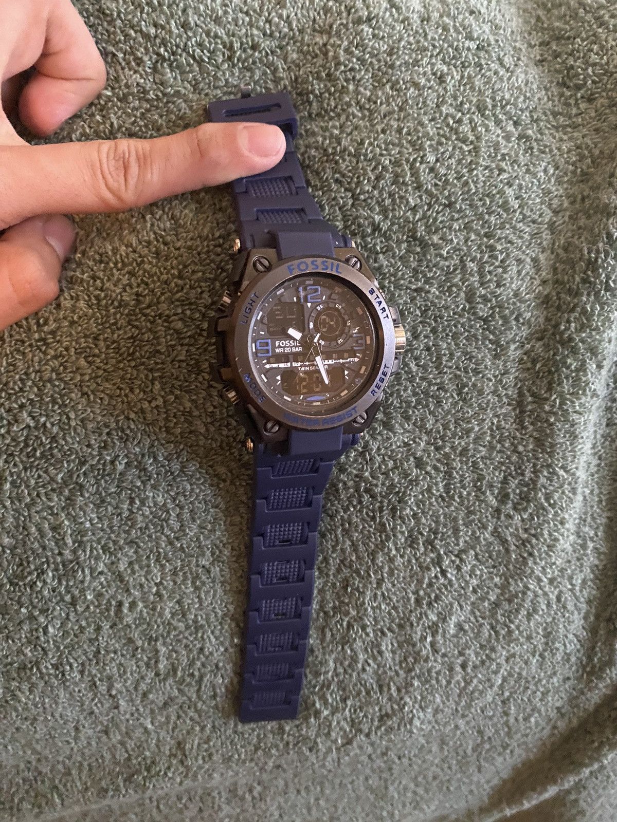 Fossil NAVY BLUE Military Fossil Watch Size ONE SIZE - 1 Thumbnail