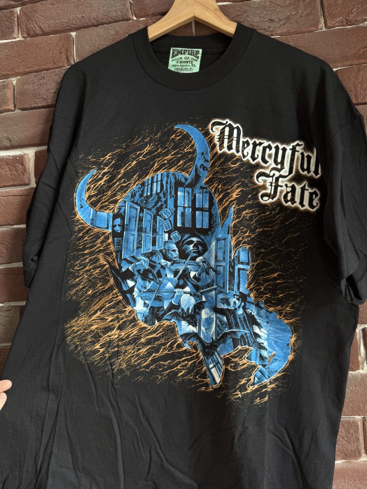 Band Tees Vintage Mercyful Fate 90s Metal Band Tee Death Hype Rare Size US XL / EU 56 / 4 - 3 Thumbnail