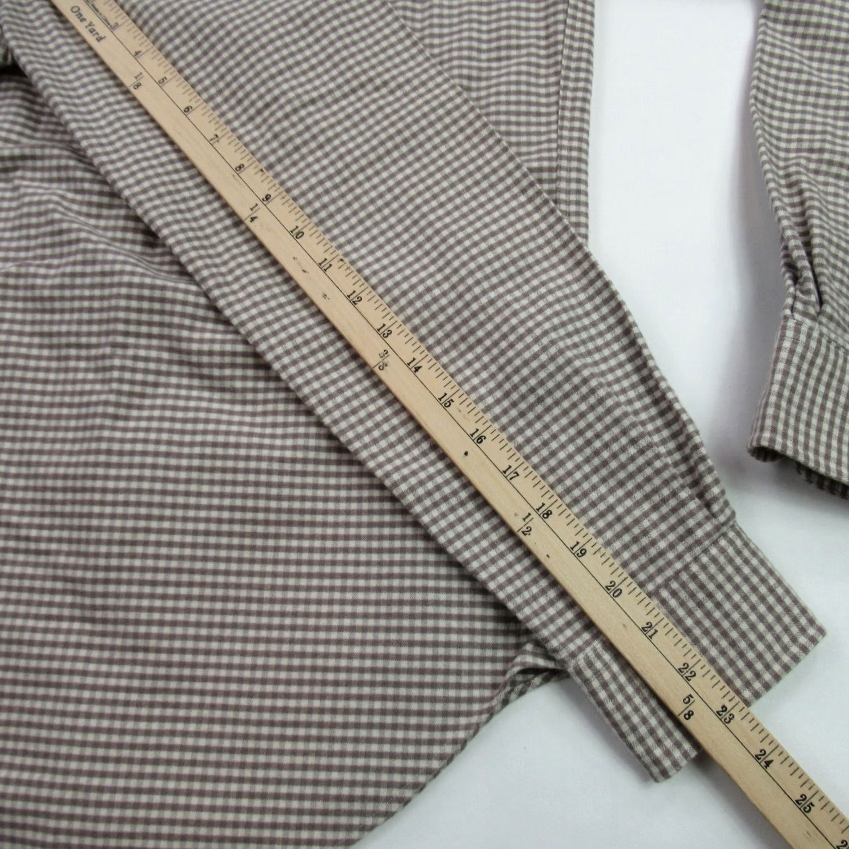 Eastern Mountain Sports EMS Shirt Medium Cotton Long Sleeve Button Front Outdoors Mens Size US M / EU 48-50 / 2 - 8 Thumbnail