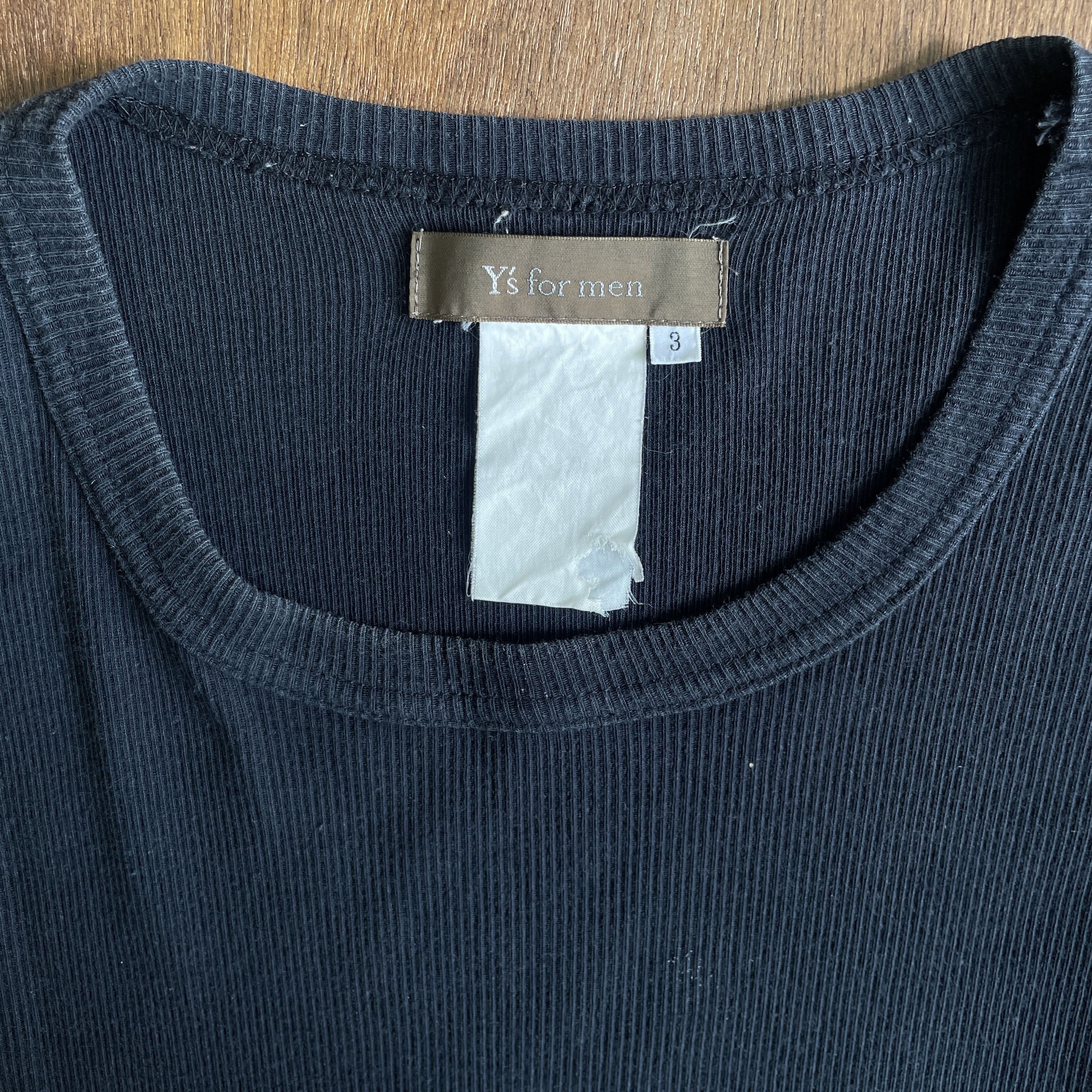 Y's for Men Y's for men YOHJI YAMAMOTO White Line Tee Size US M / EU 48-50 / 2 - 3 Thumbnail