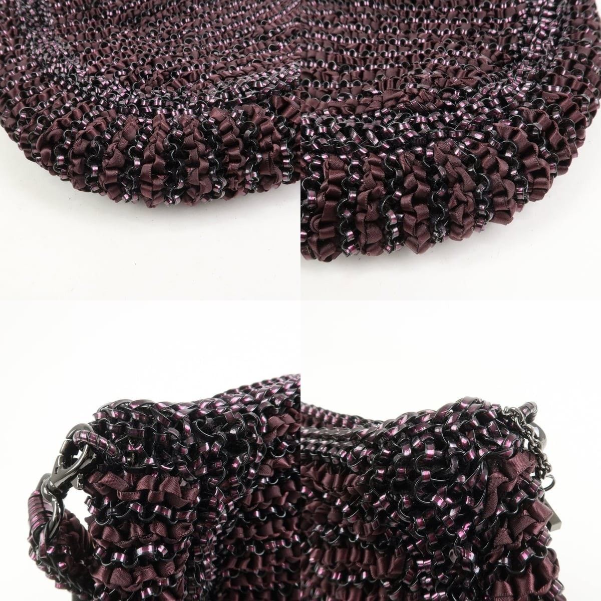 ANTEPRIMA Anteprima Wire Bag PVC Shoulder Burgundy Size ONE SIZE - 5 Thumbnail