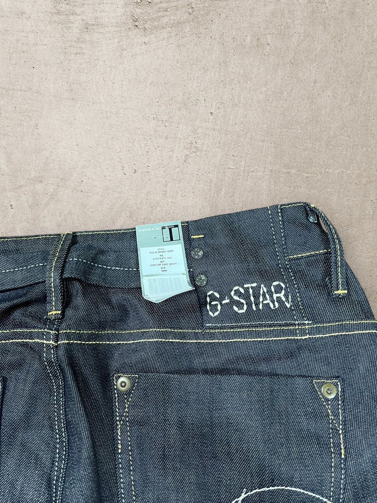 G-Star Vintage G-star raw 31x34 midge skinny black jeans pants @212 Size US 30 / EU 46 - 7 Thumbnail