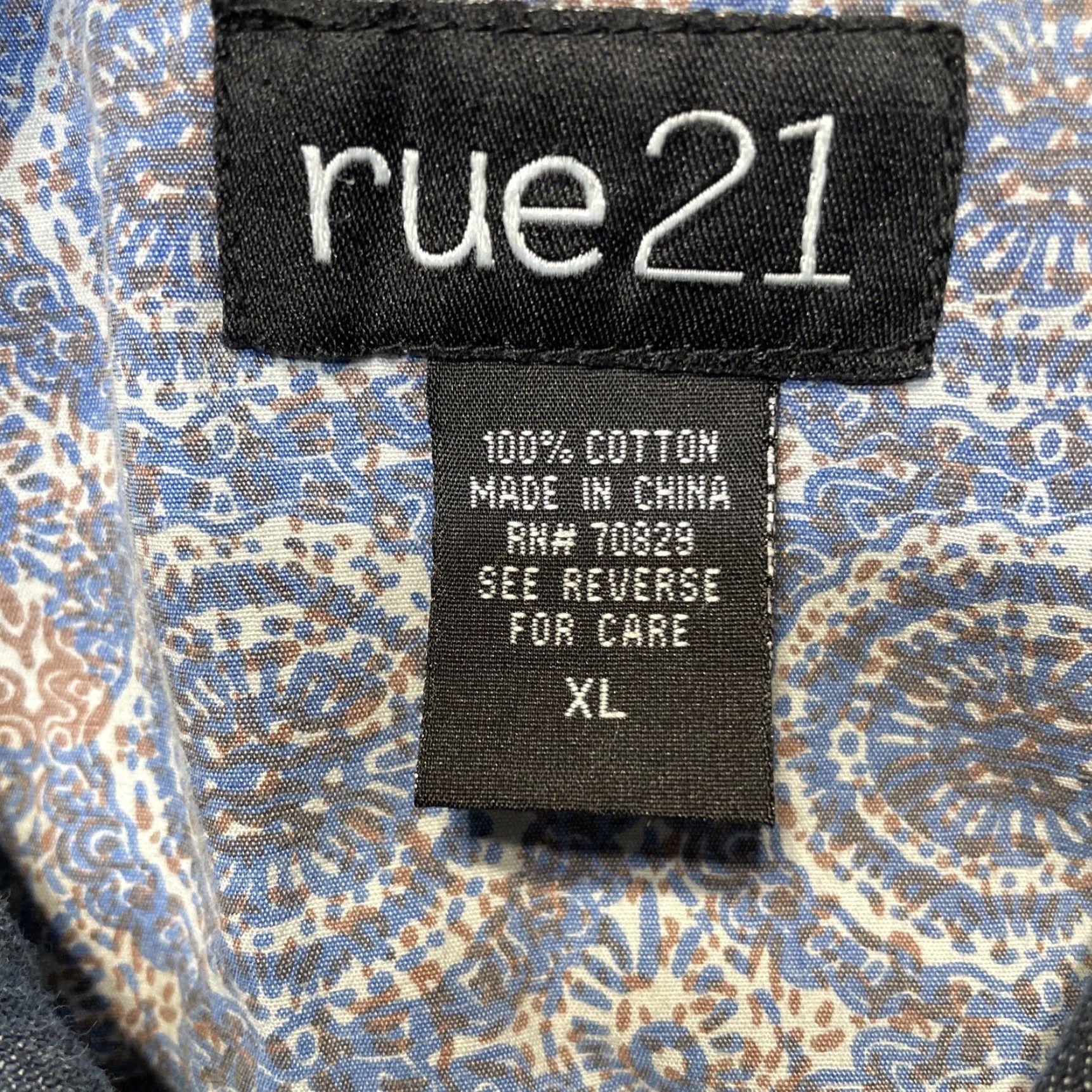 Vintage VINTAGE Rue21 Women's Denim Jacket Zip Front Blue XL Casual 90s Size 40" / US 18 - 2 Thumbnail