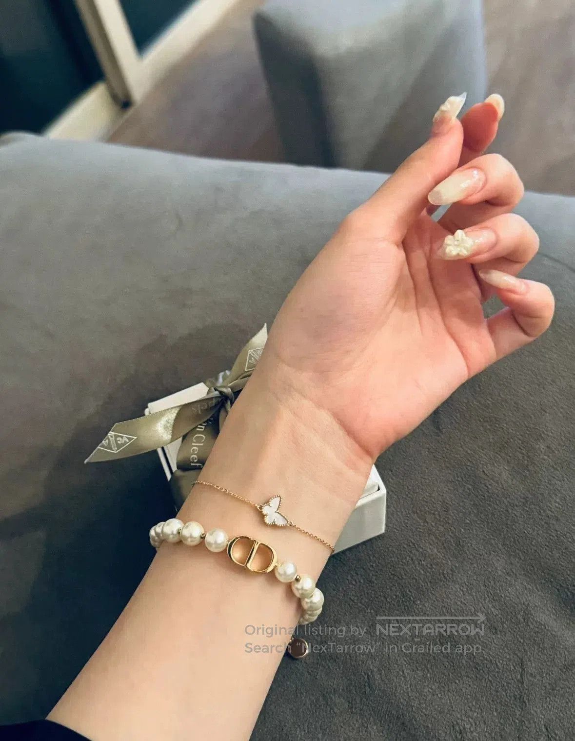 Van Cleef & Arpels Van Cleef & Arpels Sweet Alhambra Butterfly Bracelet. Size ONE SIZE - 3 Thumbnail