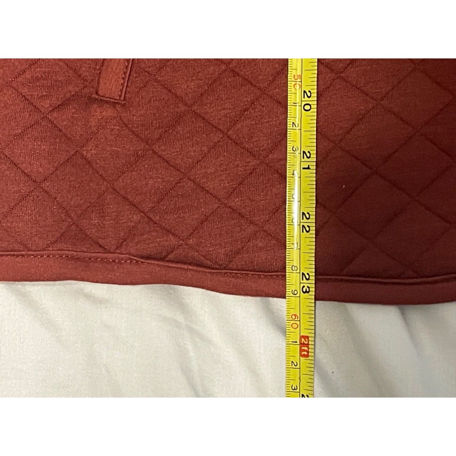 Marine Layer VINTAGE Marine Layer Mya Quilted Swing Bomber Jacket Henna L Womens Orangish Brown Quilted Swing Bomber Jacket EUC Size L / US 10 / IT 46 - 6 Thumbnail