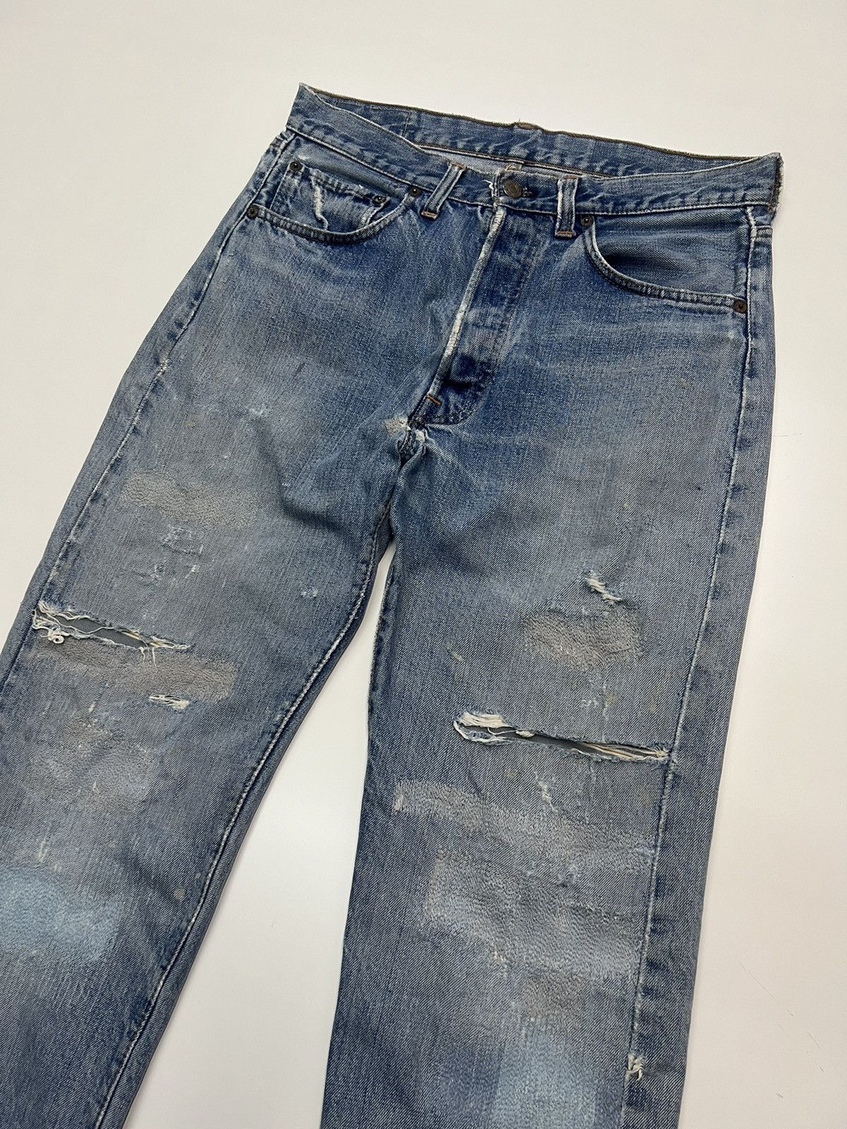 Levi's VINTAGE LEVIS BIG E SELVEDGE BUTTON NO6 SIZE 32 Size US 32 / EU 48 - 3 Thumbnail