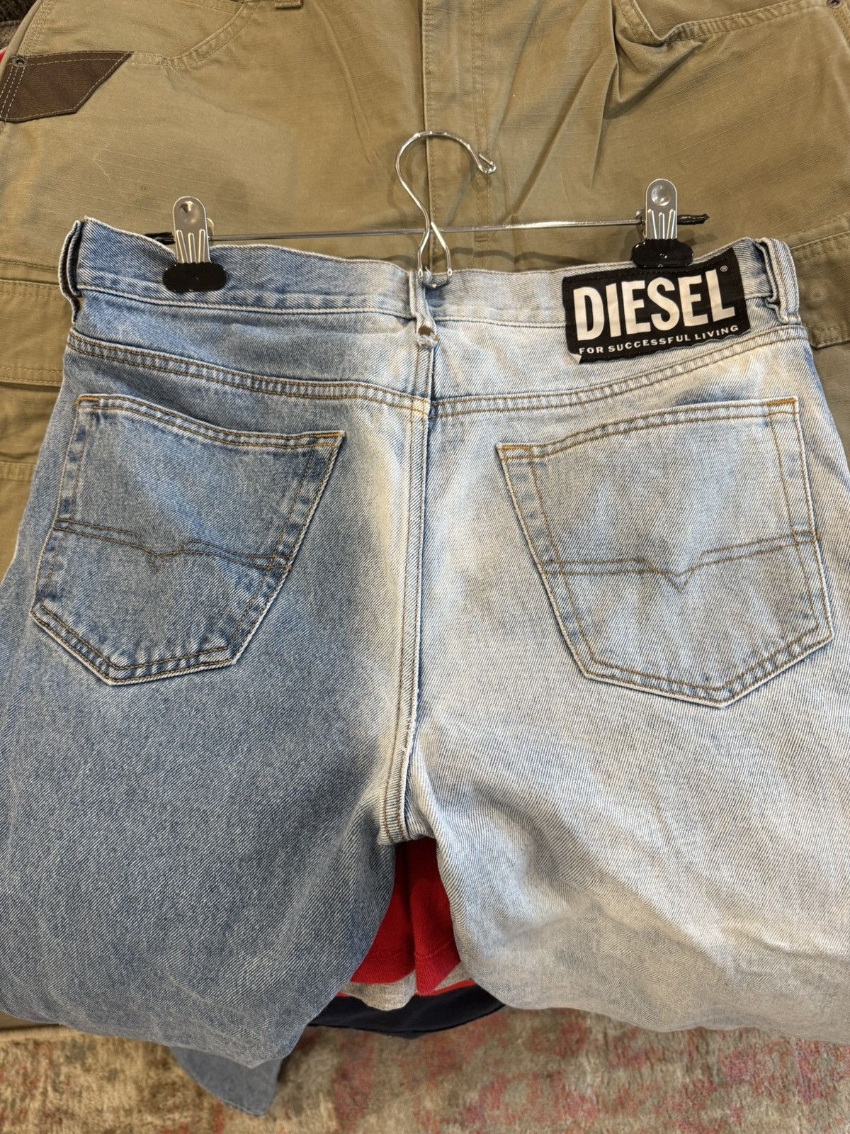 Diesel Diesel Jeans Mharky Slim Skinny Bleached Custom Split Denim Size US 32 / EU 48 - 4 Thumbnail