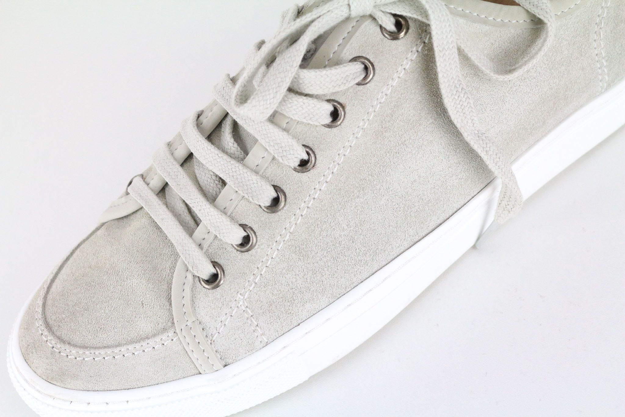 Suitsupply EU41 Grey Leather Suede Laced Low-Top 72748 Size US 8 / EU 41 - 11 Thumbnail