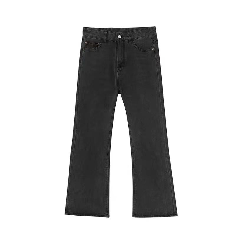 Japanese Brand × Jean Black Vintage Washed Micro Flare Jeans Size US 32 / EU 48 - 4 Thumbnail
