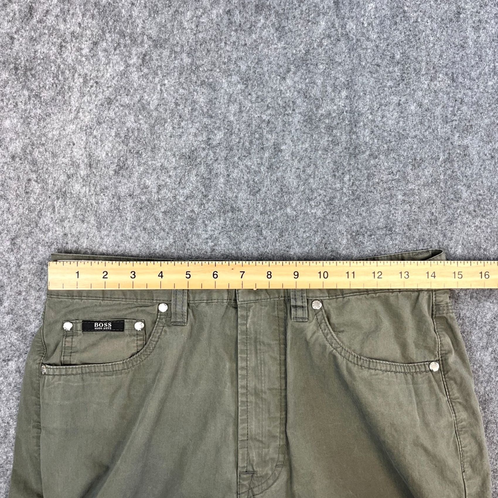 Hugo Boss Hugo Boss Chino Trousers Pants Straight 30 Regular Vintage VTG Green 5-Pocket Design Men’s Shirts? Size US 30 / EU 46 - 6 Thumbnail