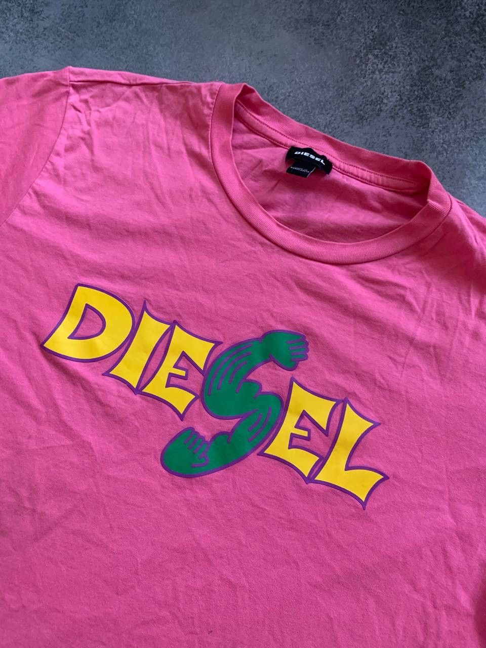 Diesel × Vintage Vintage Avant-Garde Diesel Y2K Tee Japan Style Size US L / EU 52-54 / 3 - 2 Thumbnail