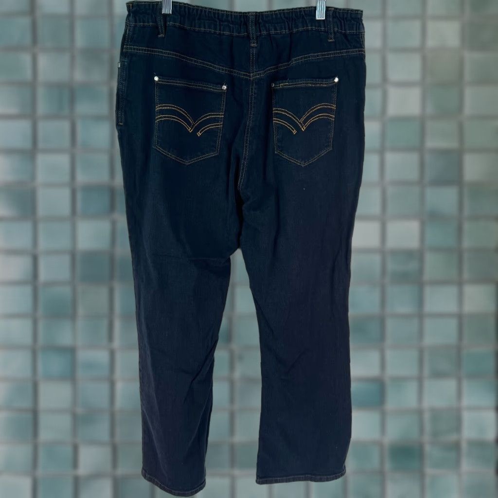 Vintage Christie Womens High Rise Jeans Bootcut Denim Blue Size 36X30 Size 25" / US 0 / IT 36 - 1 Thumbnail
