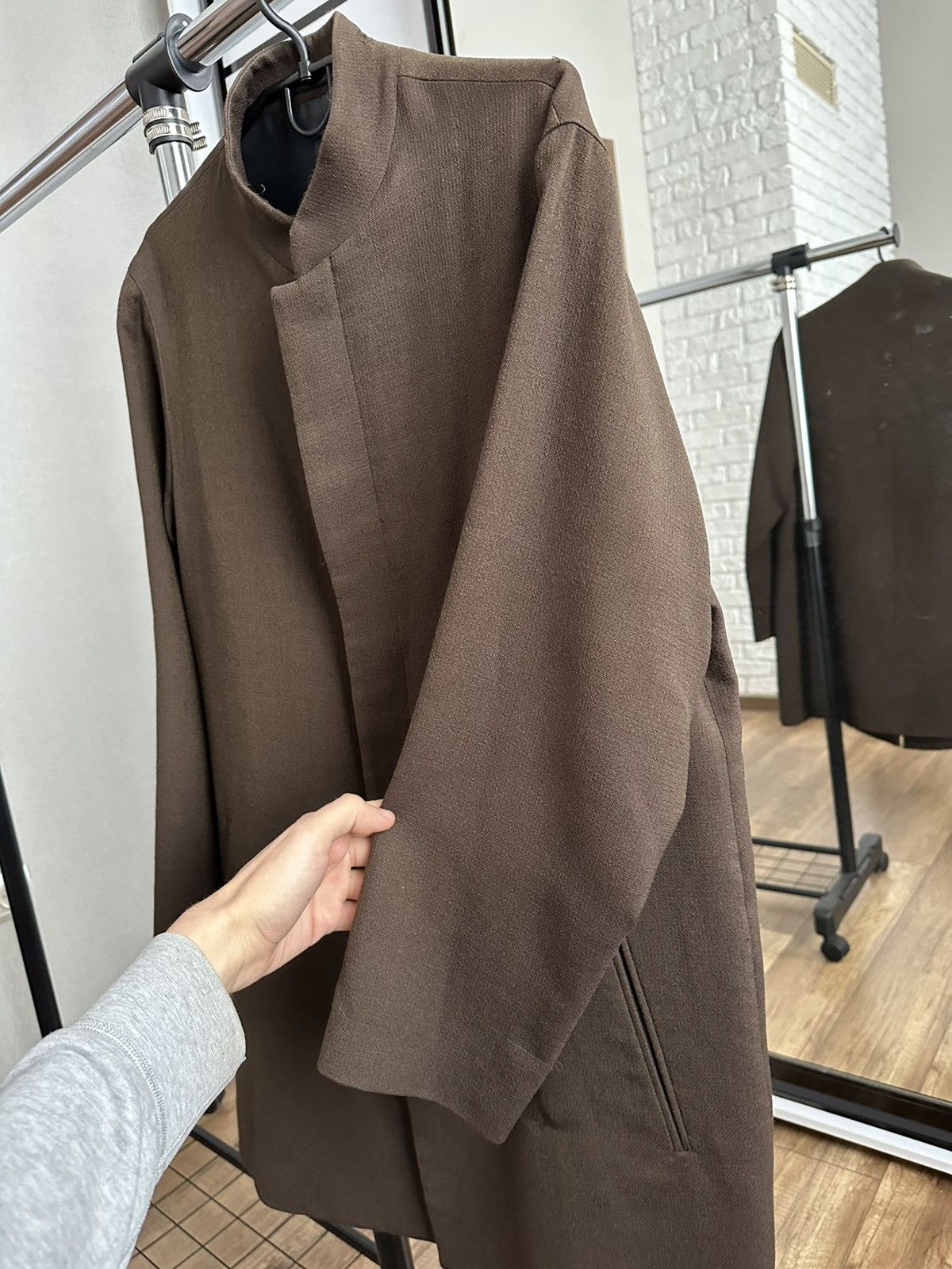 Yohji Yamamoto Yohji Yamamoto Pour Homme Vintage Wool Coat Jacket 90s Size US S / EU 44-46 / 1 - 14 Thumbnail